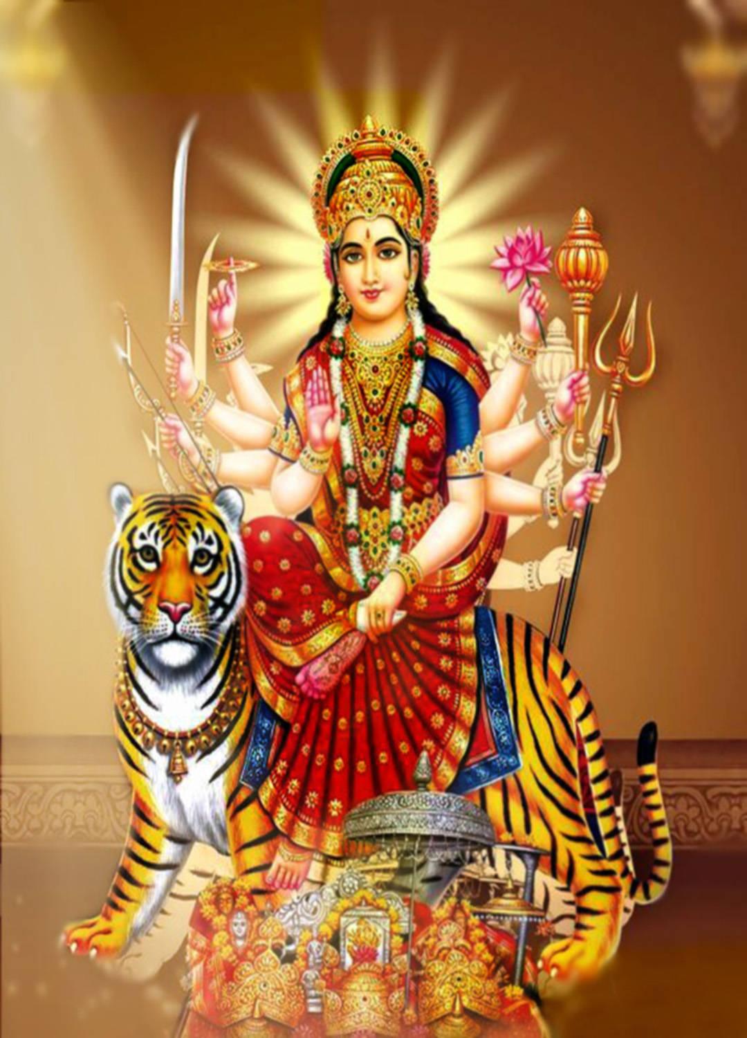 Maa Sherawali Indian Goddess — 1080x1500 wallpaper