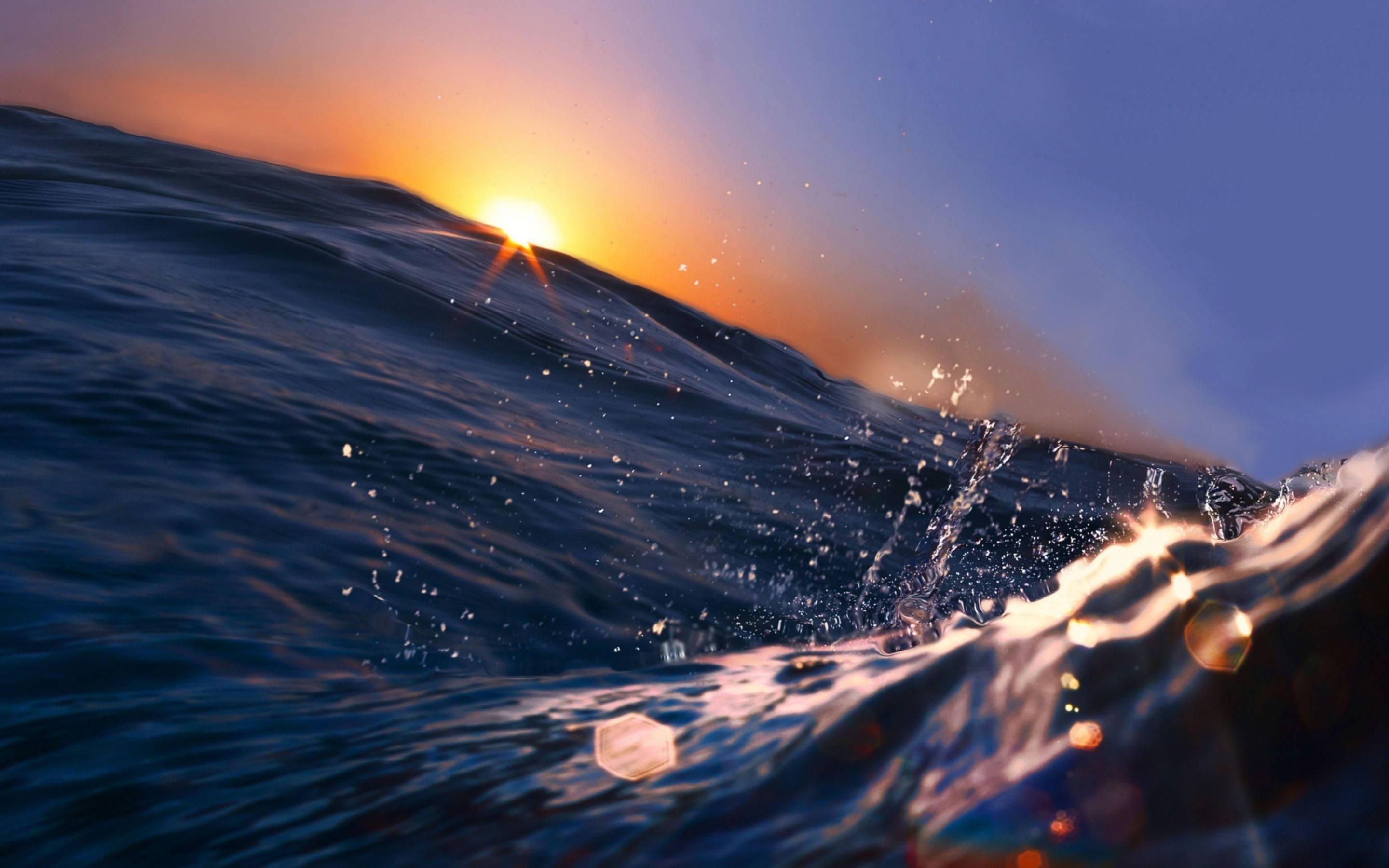MacBook Pro Ocean Waves — 2880x1800 wallpaper