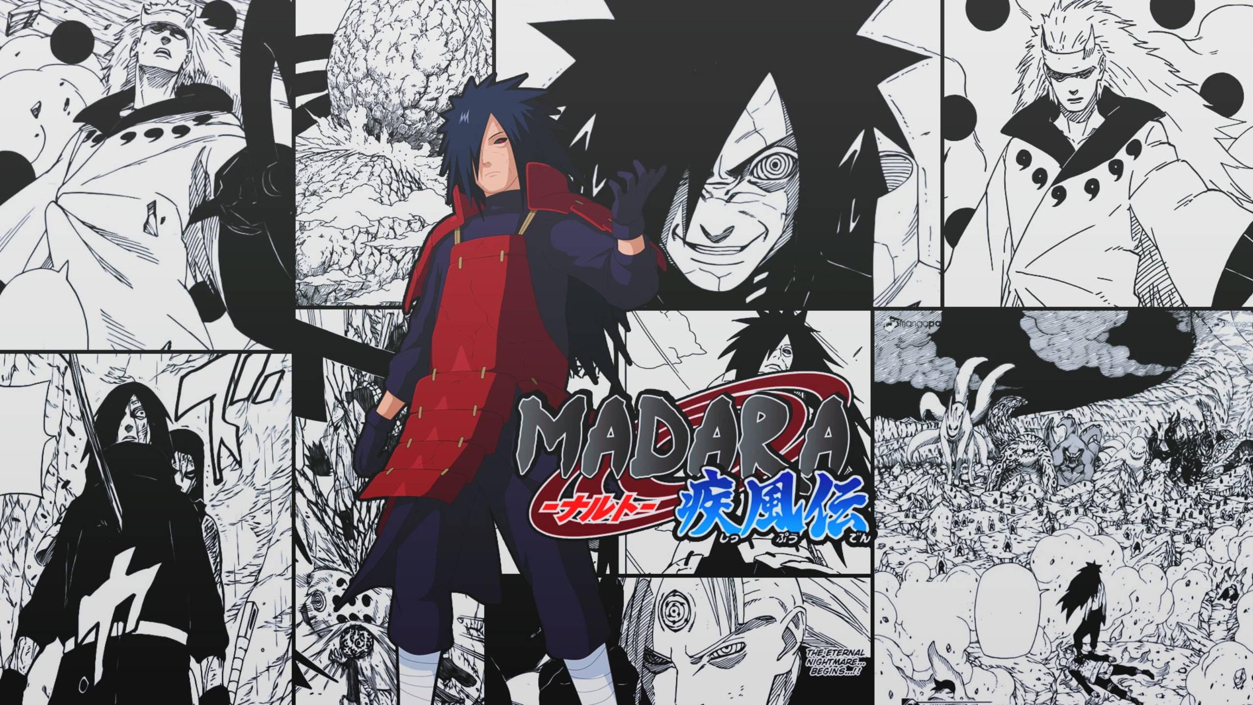 Madara Manga Cover — 2560x1440 wallpaper