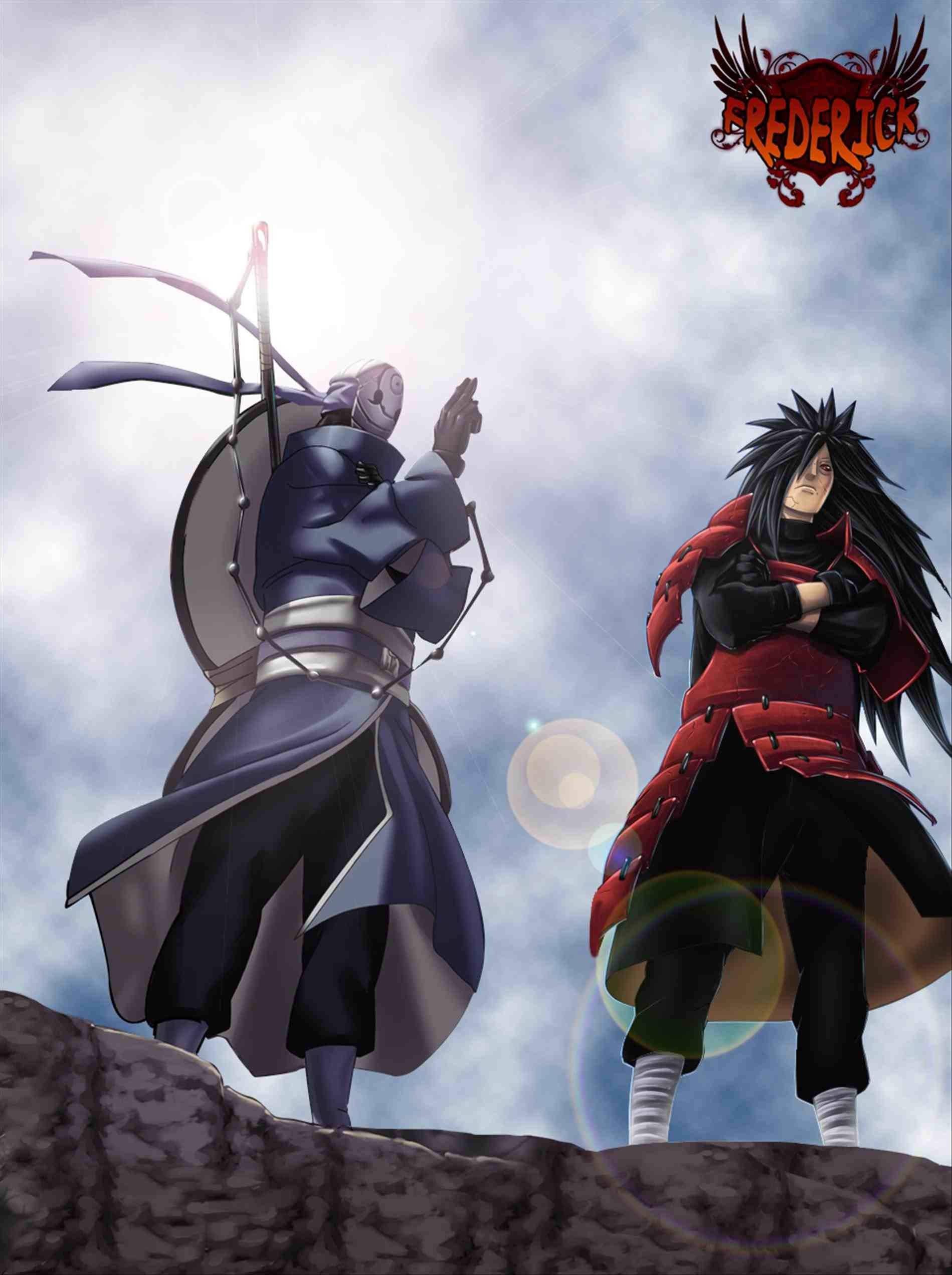 Madara Uchiha and Masked Obito — 1899x2543 wallpaper