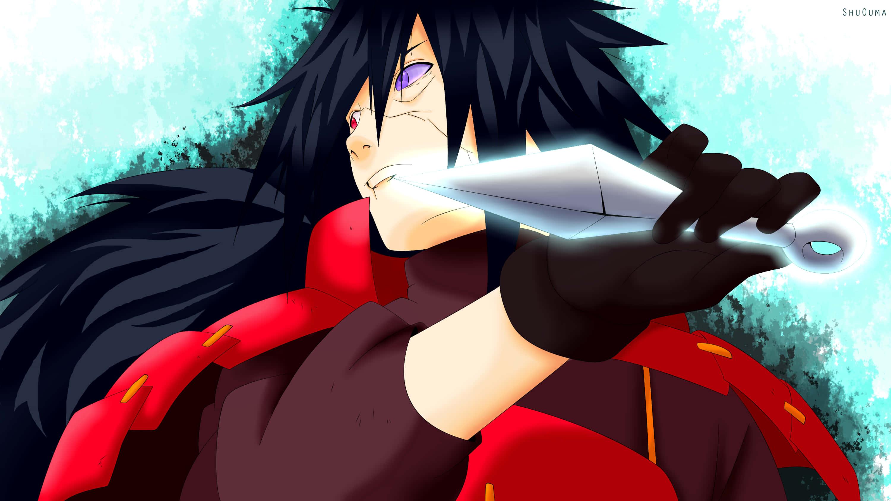 Madara Uchiha, now immortal with the power of the Rinnegan — 3000x1688 wallpaper