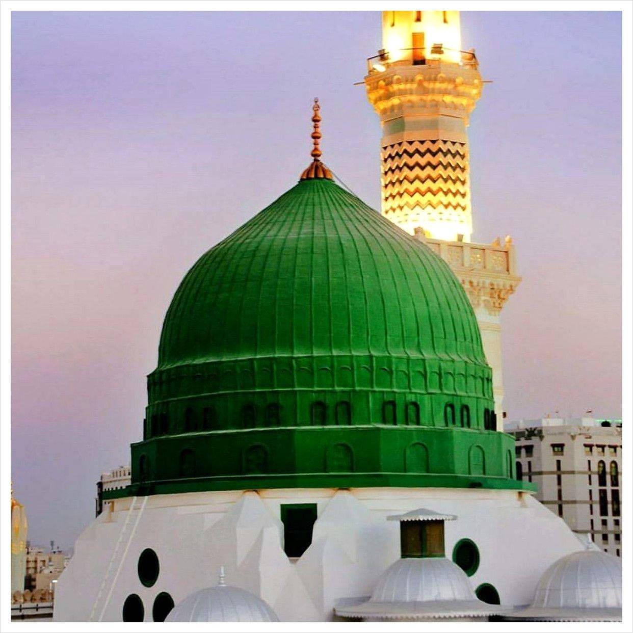Madina Sharif Green Dome — 1242x1242 wallpaper