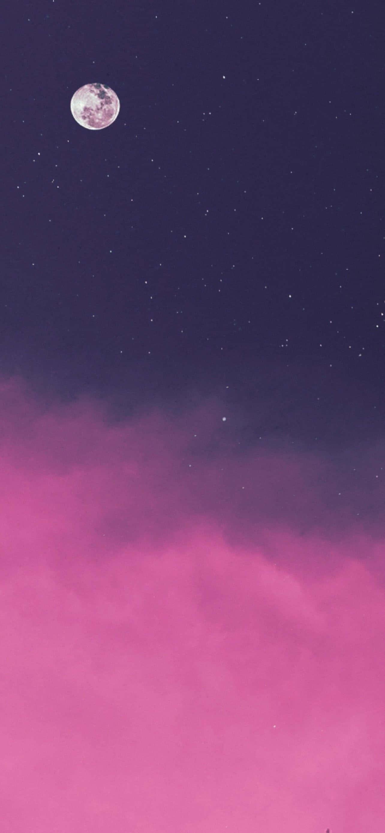 Magenta Clouds Sky pictures — 1284x2778 wallpaper