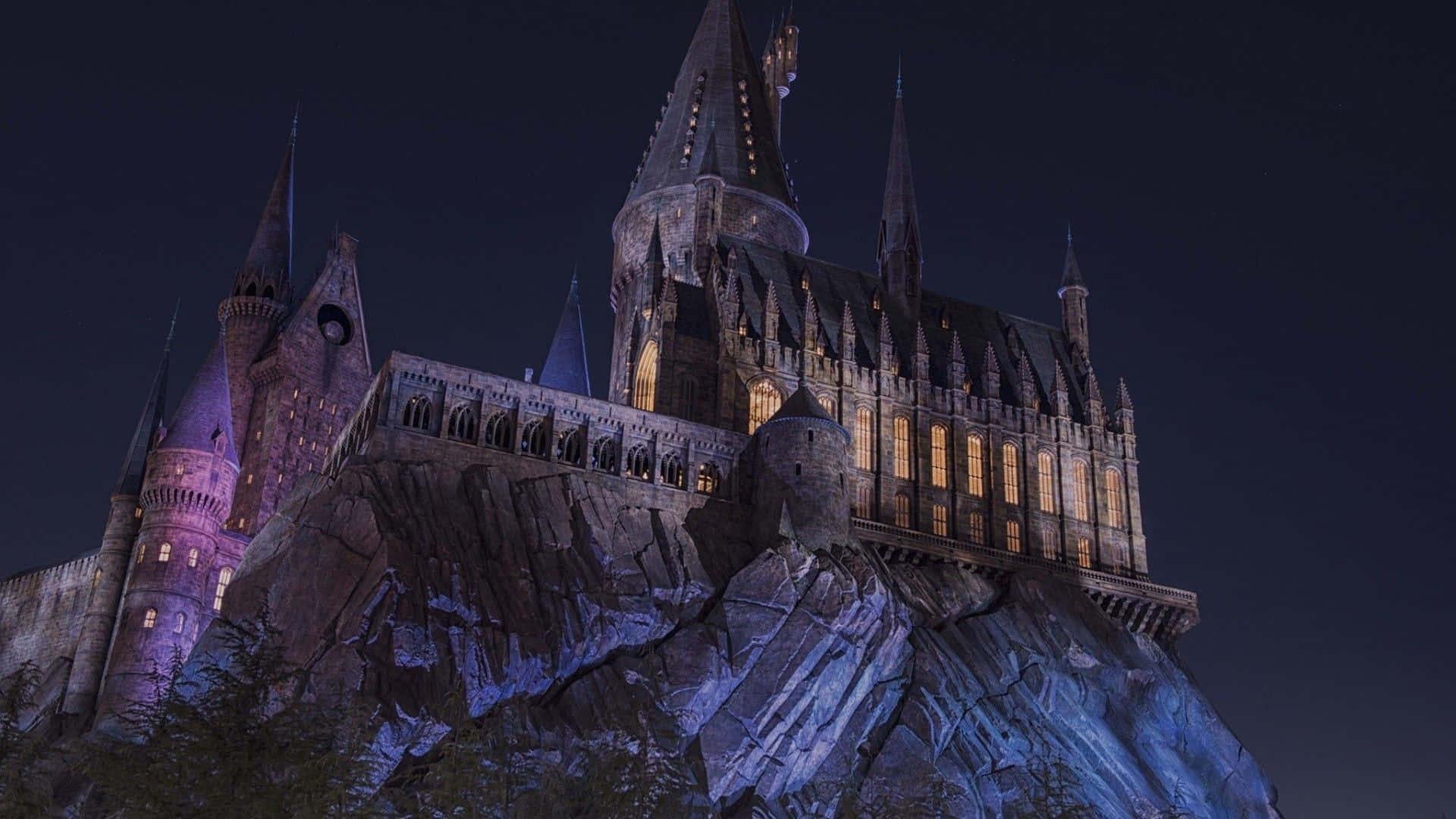 Magical Night at Hogwarts — 1920x1080 wallpaper