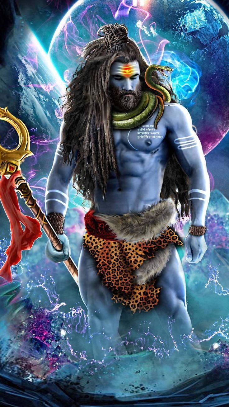 Mahadev Full HD Colorful Art