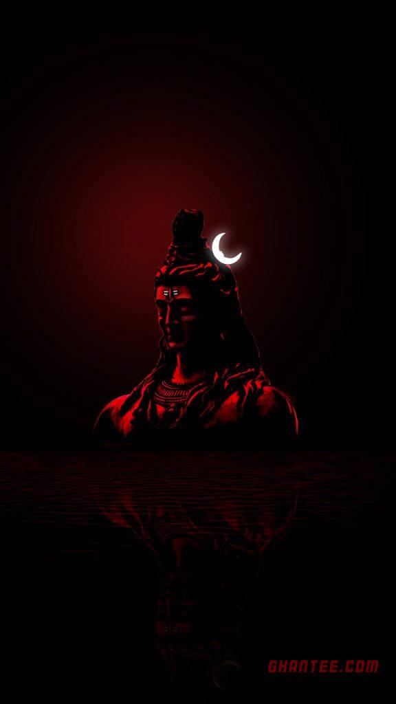 Mahadev HD Red And Black Gradient