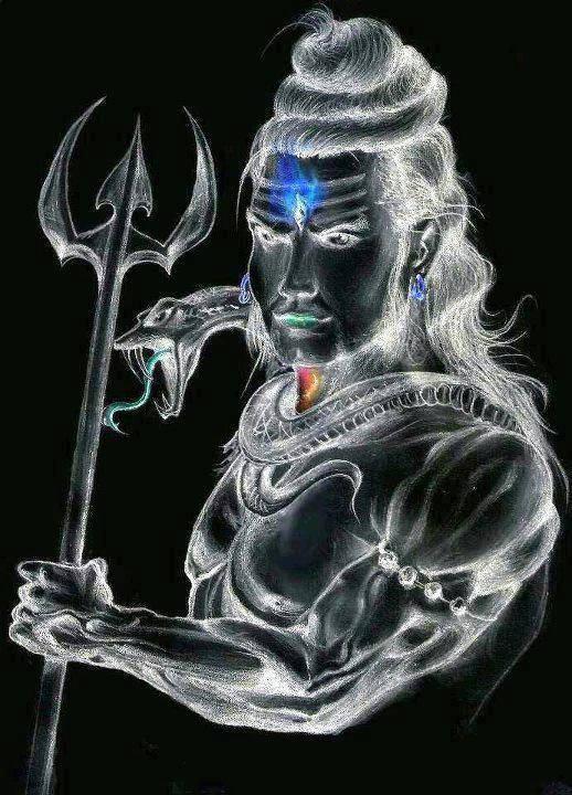 Mahadev In Inverted Color HD Art