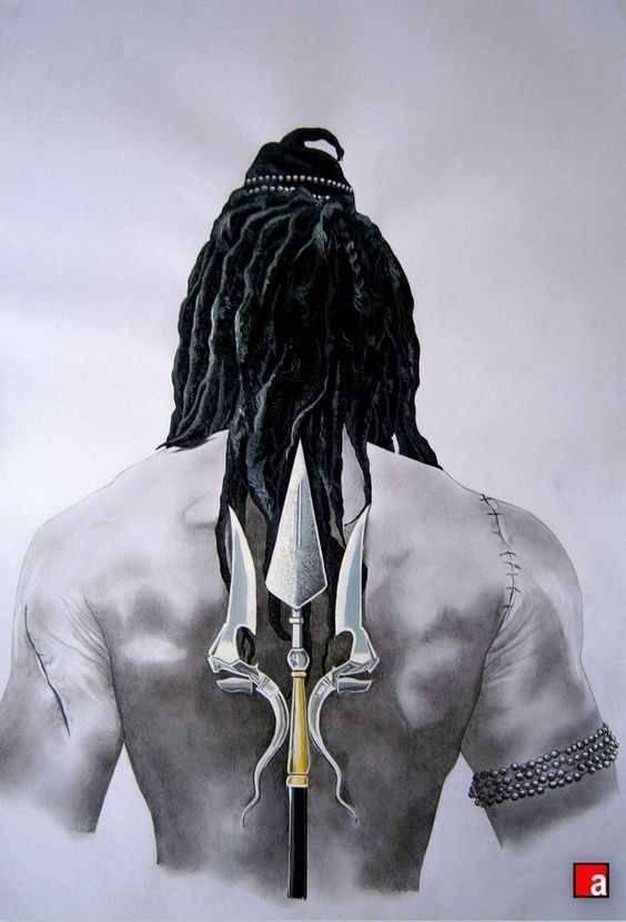Mahakal Silver Trishula