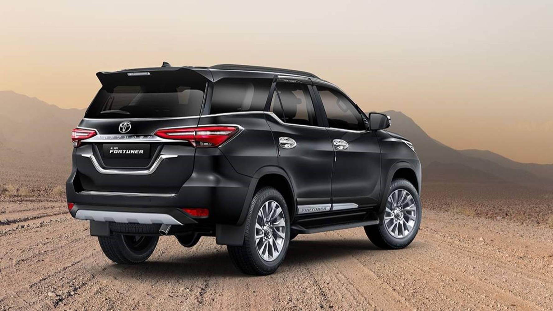 Majestic 2021 Toyota Fortuner in Profound Black — 1778x1000 wallpaper