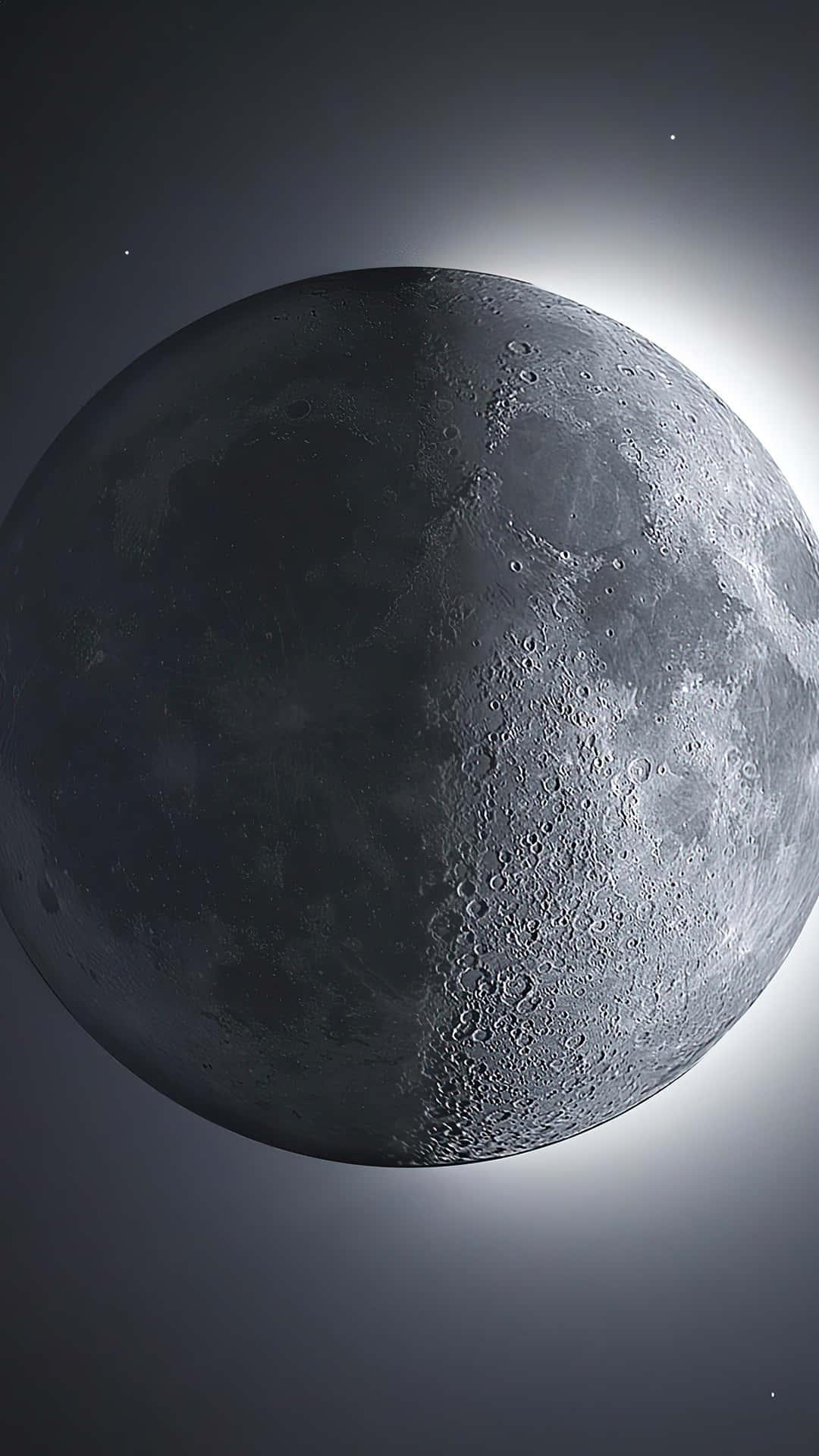 Majestic Full Moon Over Serene Night Sky - iPhone Wallpaper — 1080x1920 wallpaper