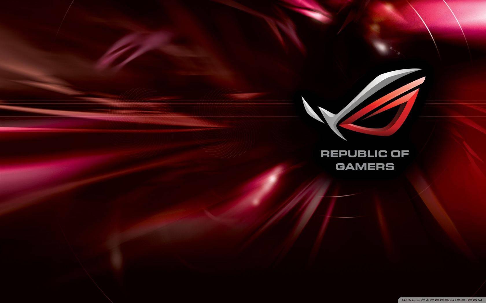 Make a Statement with Dark Red Abstract ASUS — 1680x1050 wallpaper