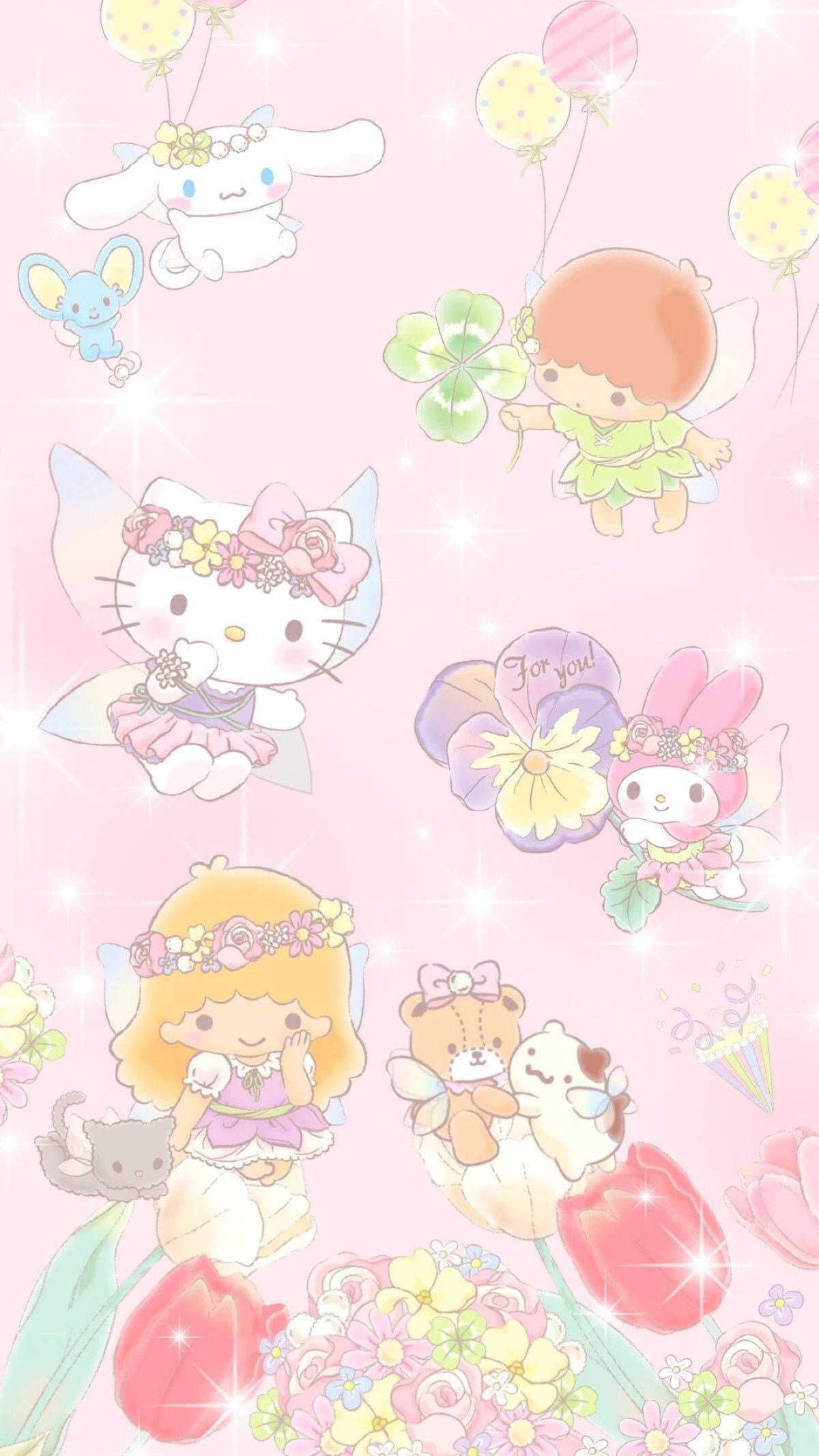 Make friends with Sanrio's Fairy Friends! — 1200x2133 wallpaper