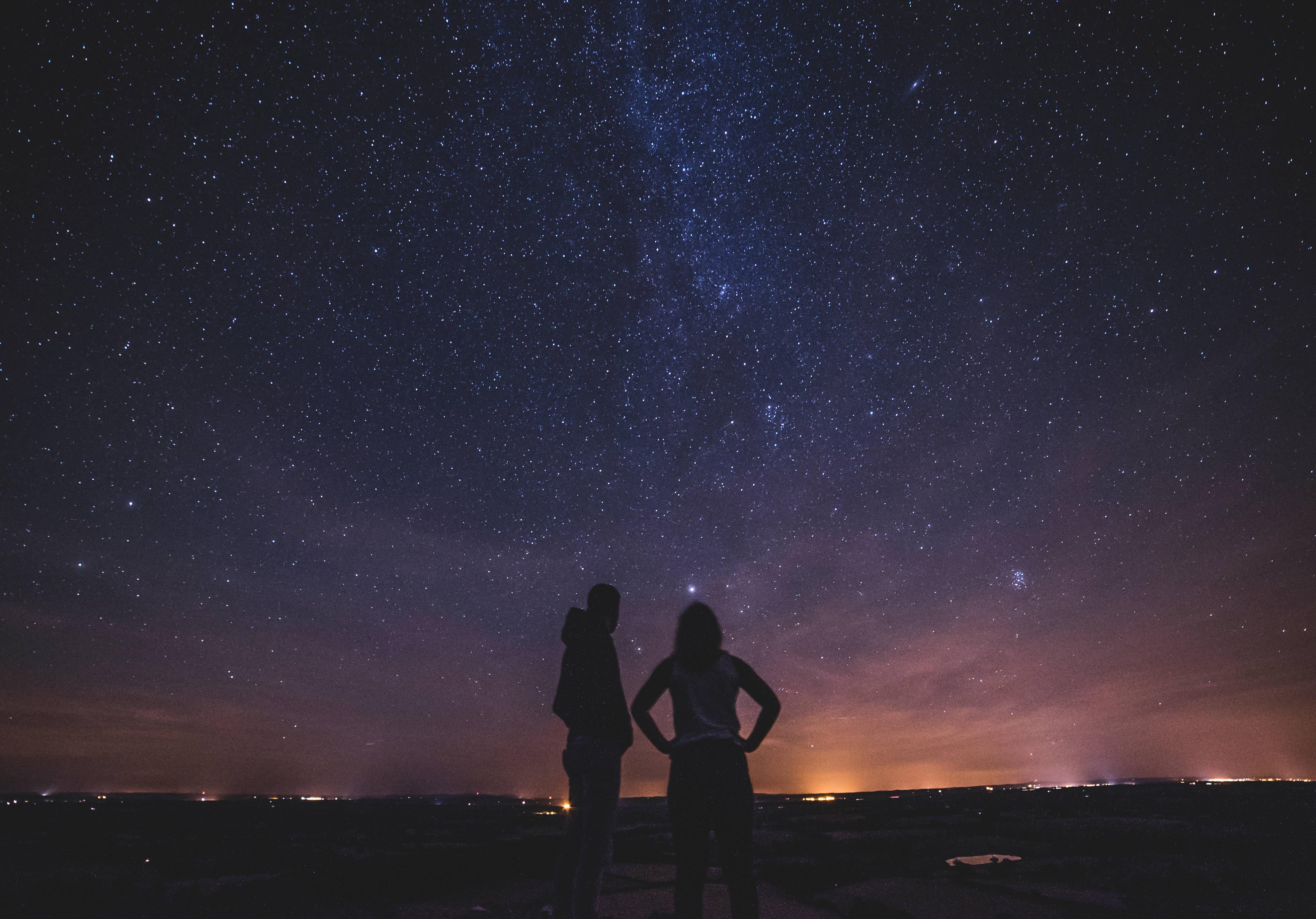 Man And Woman 4k Space — 3932x2746 wallpaper