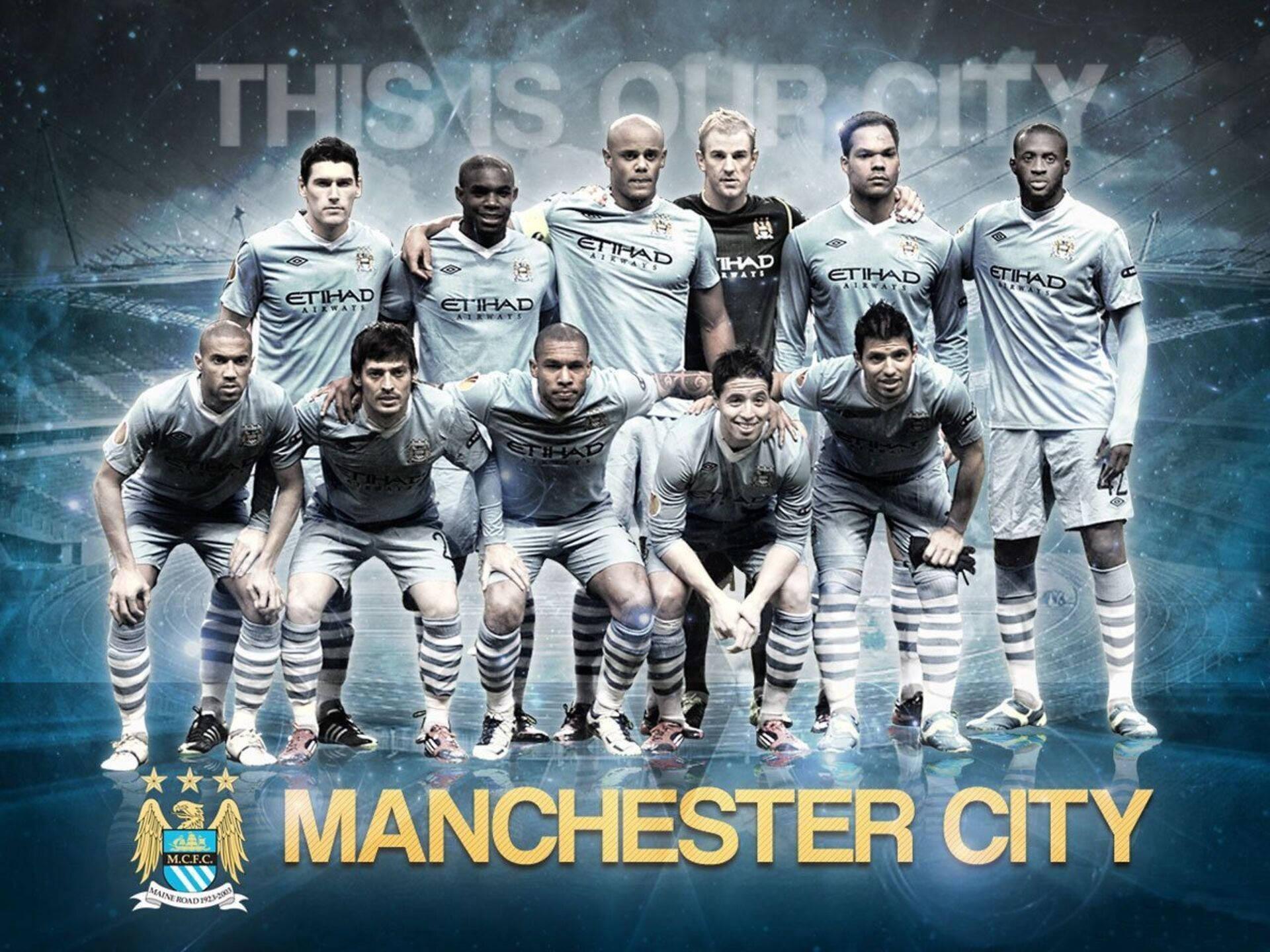 Manchester City Football Club Team — 1920x1440 wallpaper