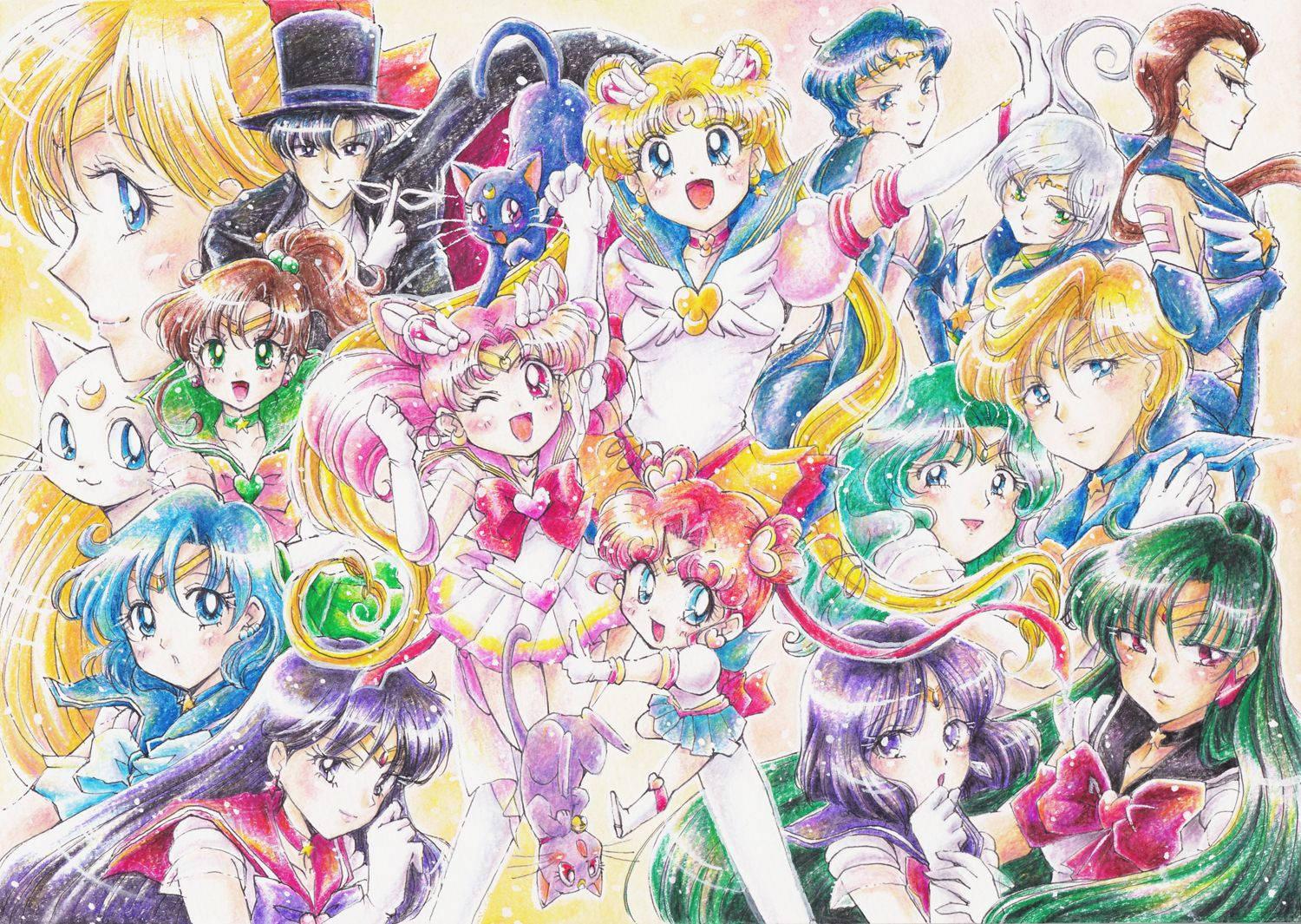 Manga Sailor Moon — 1500x1065 wallpaper