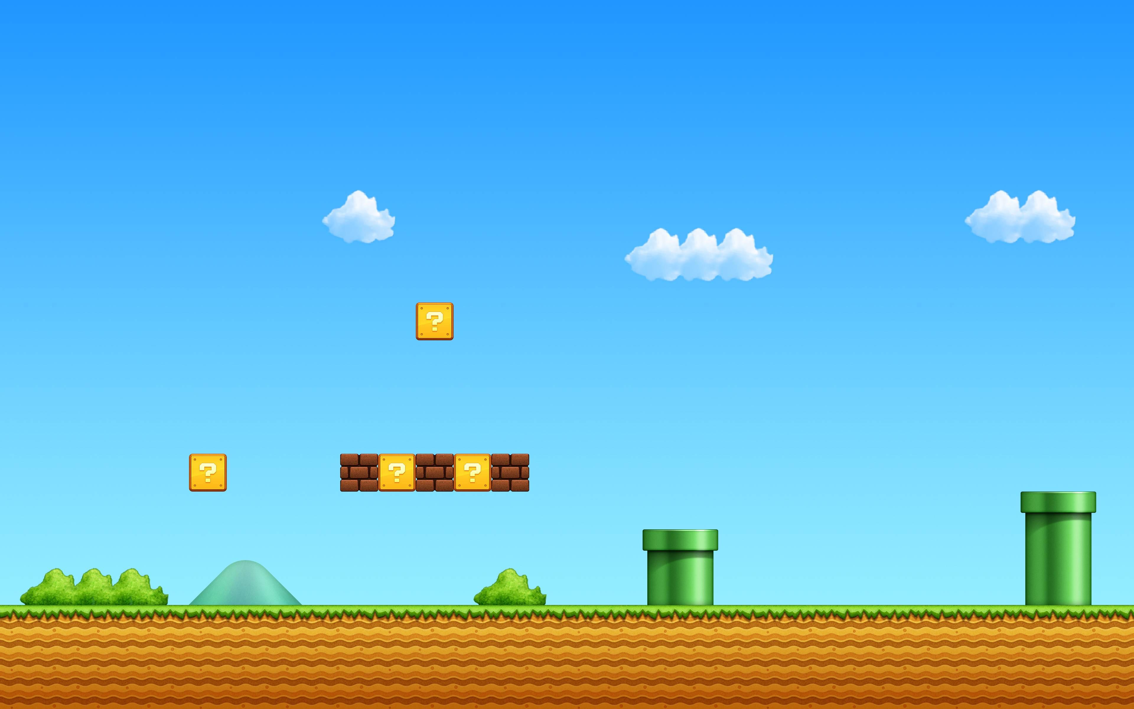 Mario Windows Game — 3840x2400 wallpaper