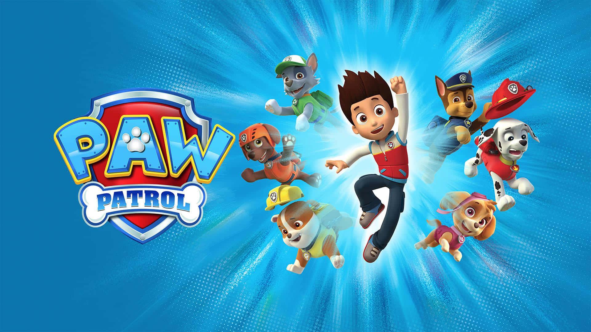 Marshall, Chase, and Skye from Paw Patrol on their next mission — 1920x1080 wallpaper