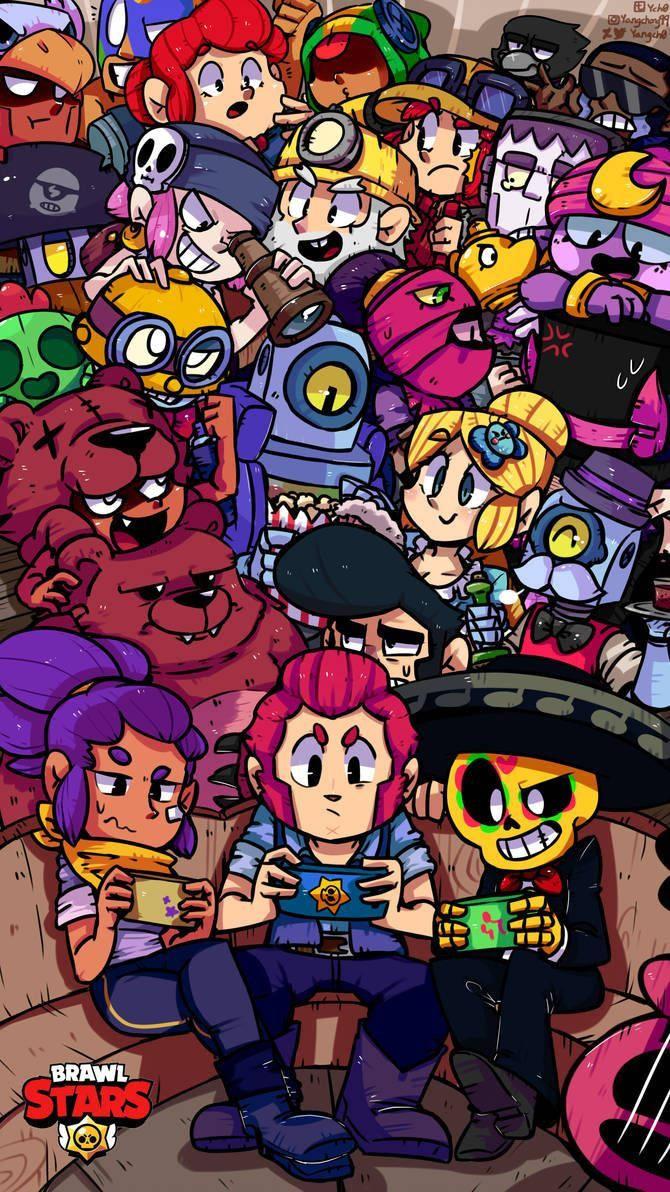 Marvel at this beautiful Brawl Stars Fan Art — 670x1192 wallpaper