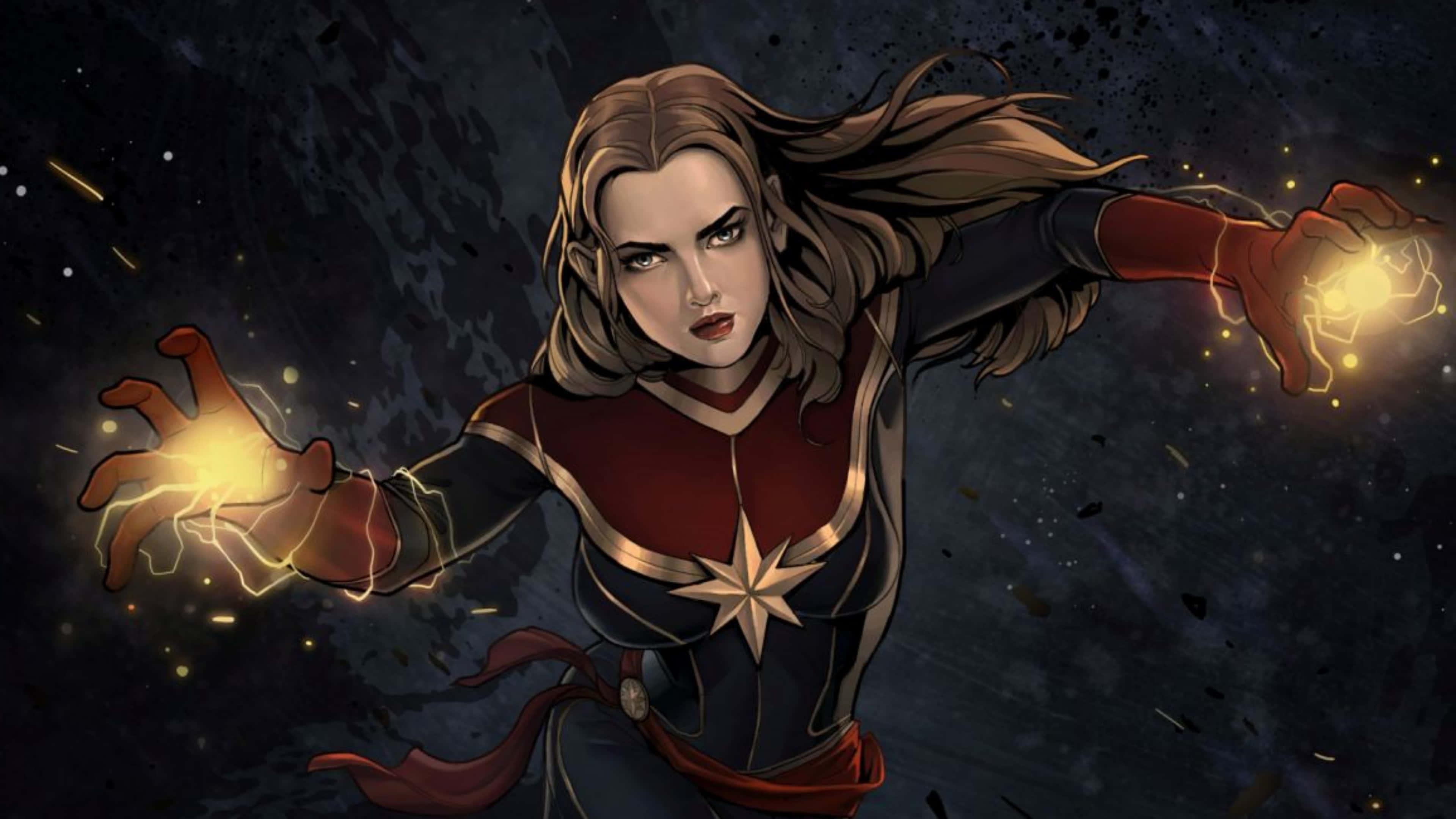 Marvel Superheroes Unite on a 4K Background — 3840x2160 wallpaper