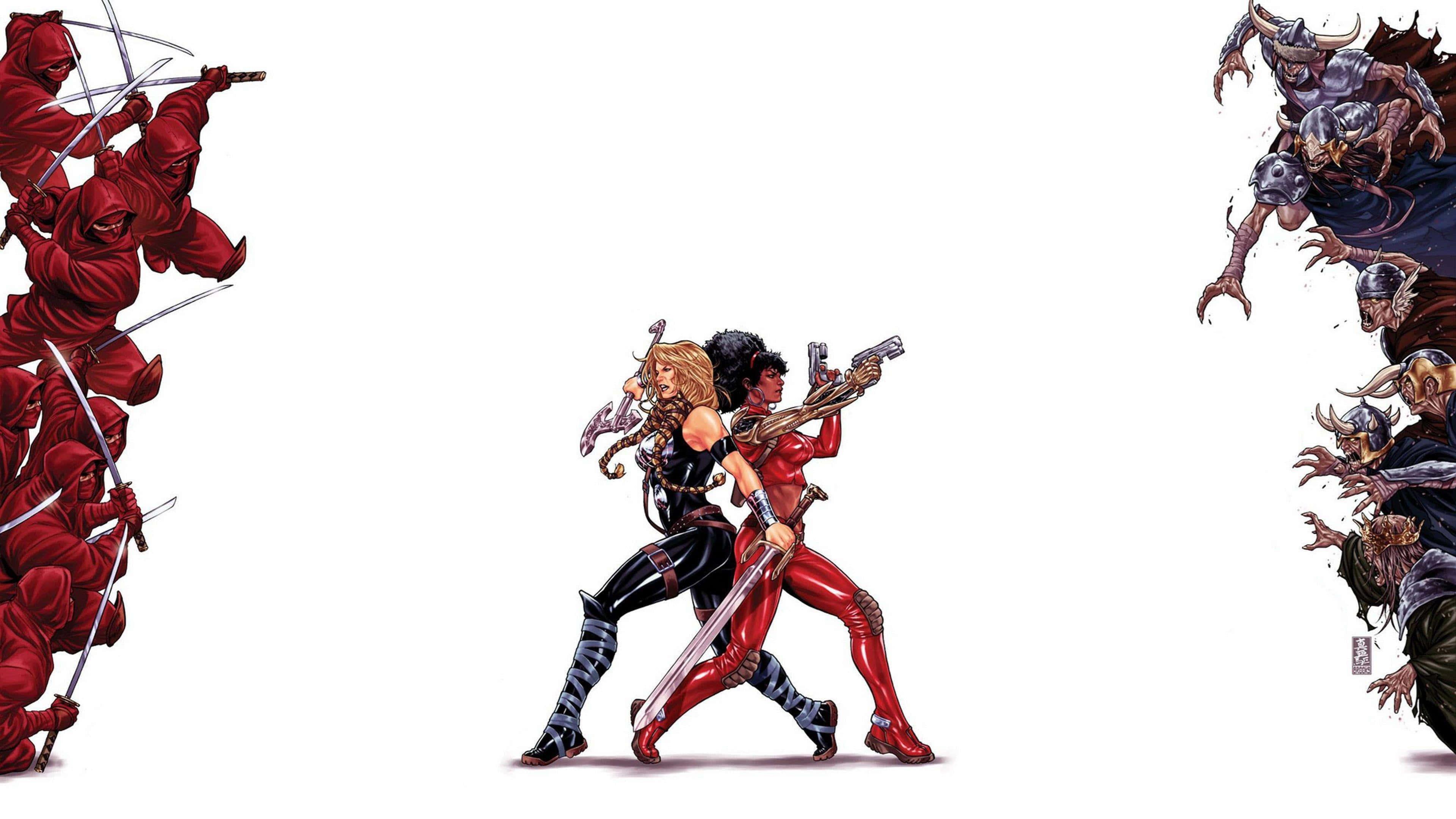 Marvel Superheroes Unite To Fight Evil — 3840x2160 wallpaper