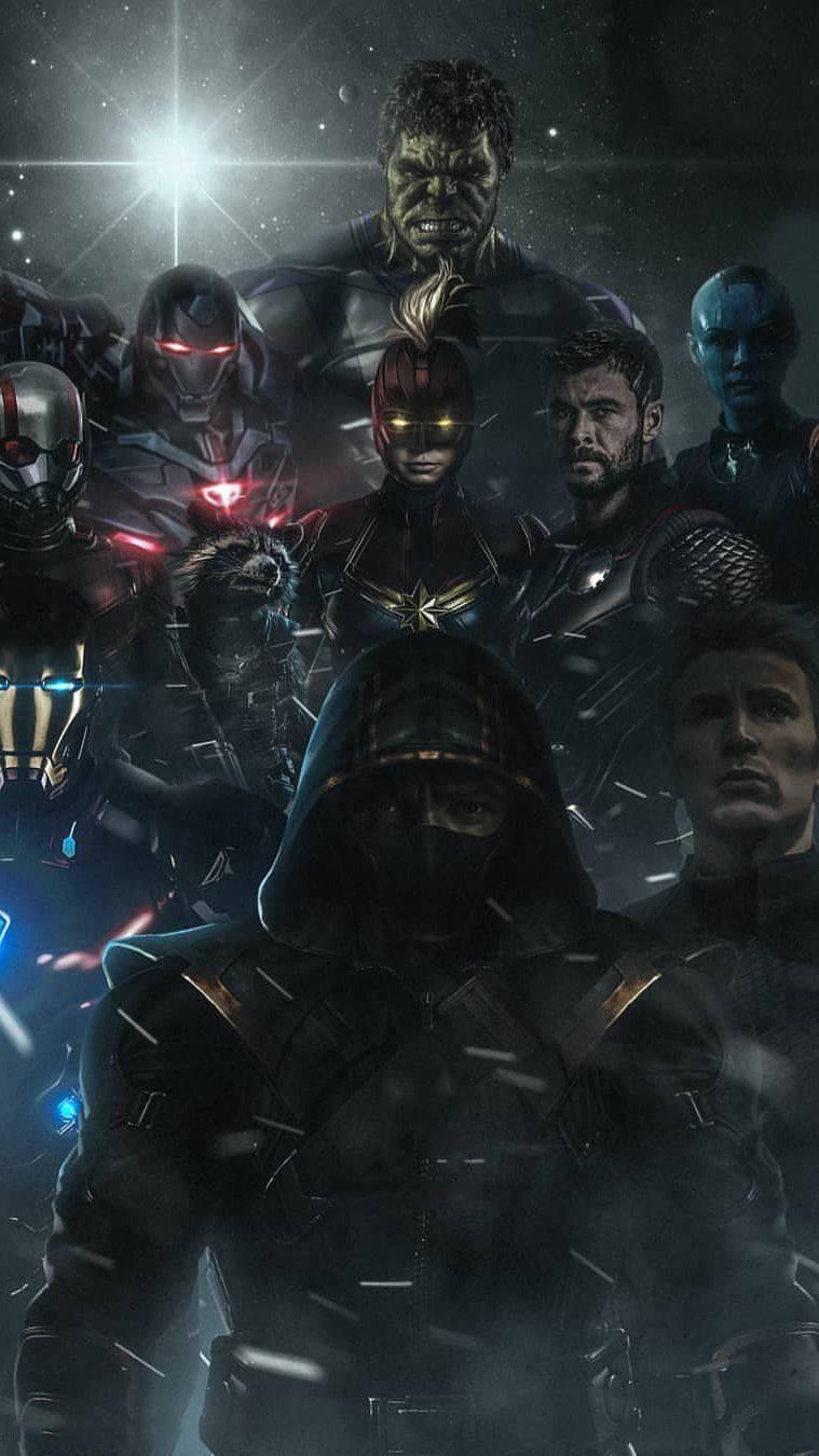 Marvel's Avengers Endgame - a thrilling conclusion to an epic saga — 759x1350 wallpaper