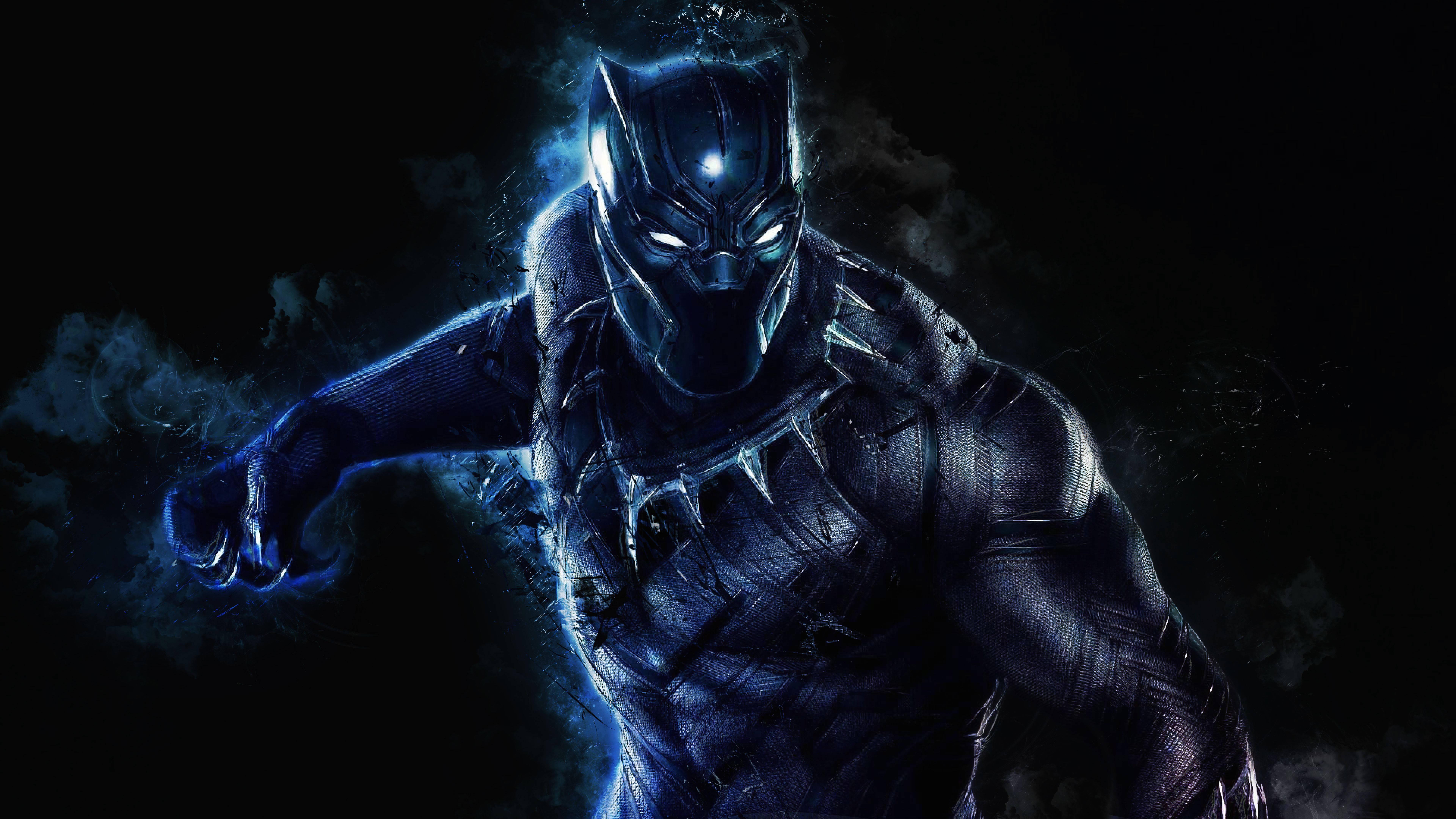 Marvel's Black Panther looking powerful and stylish — 7680x4320 wallpaper
