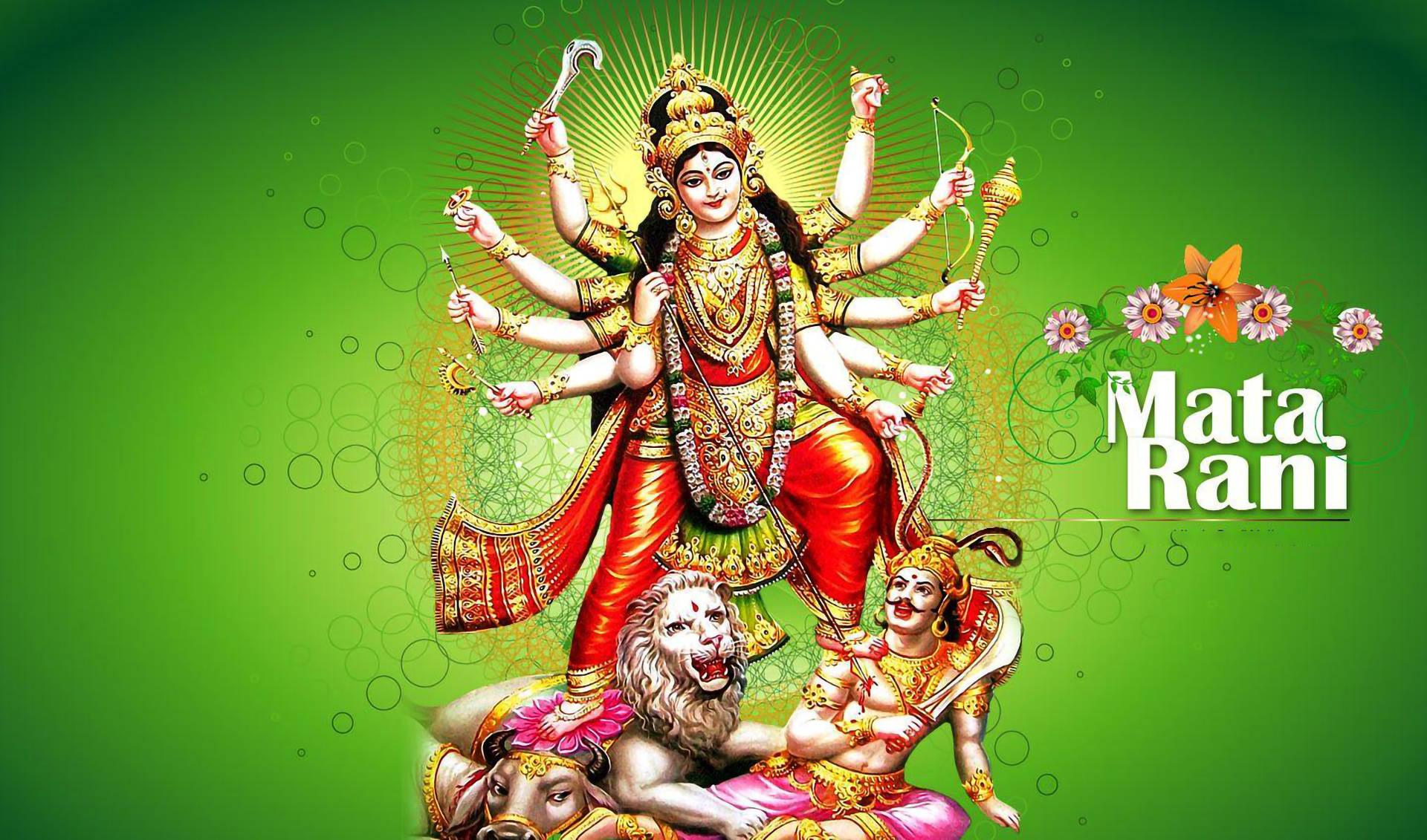 Mata Rani Abstract Green Background — 1920x1131 wallpaper