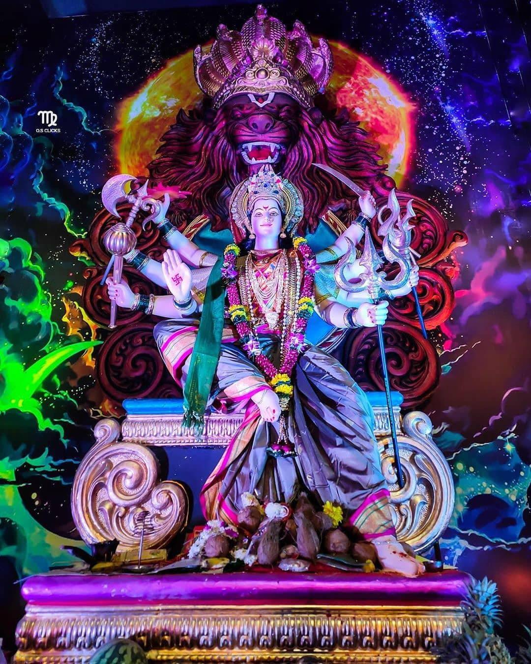 Mata Rani Cosmic Background — 1080x1350 wallpaper