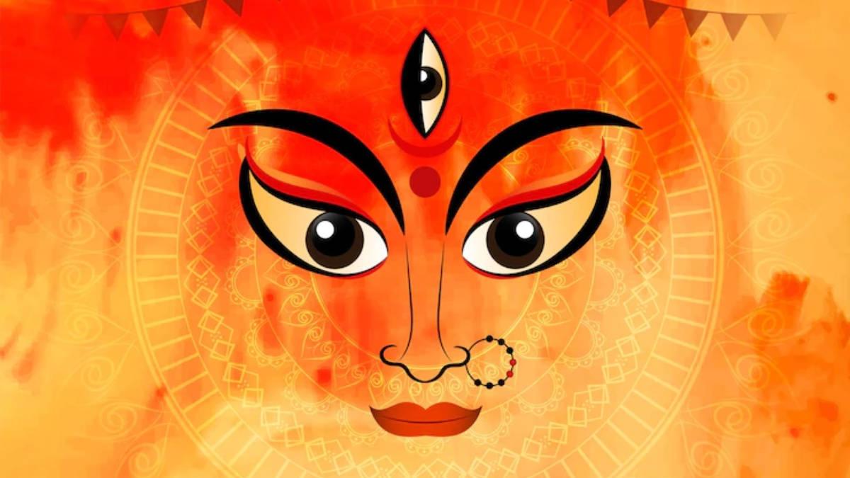 Mata Rani Fiery Orange Face — 1200x675 wallpaper