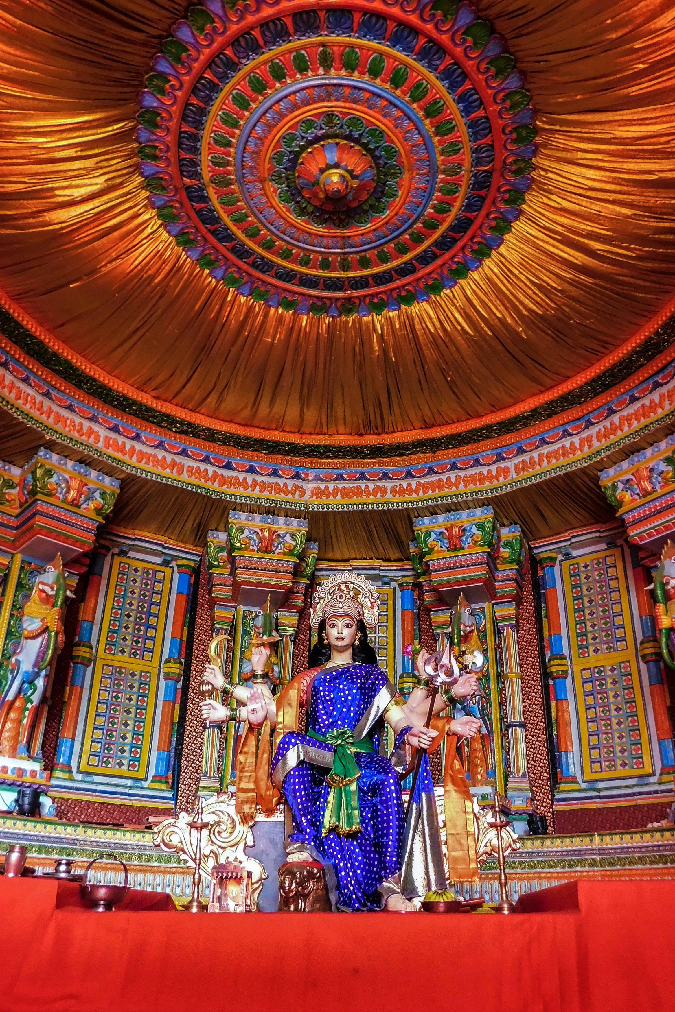 Mata Rani Golden Ceiling — 2333x3500 wallpaper