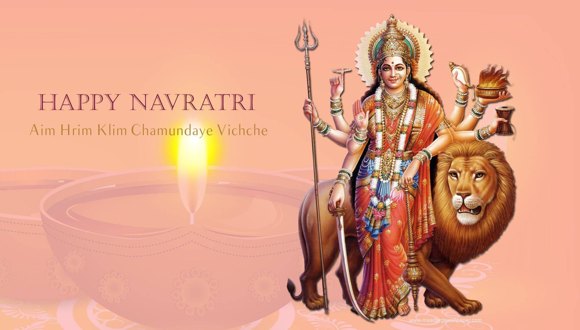 Mata Rani Navratri Greeting — 1900x1080 wallpaper