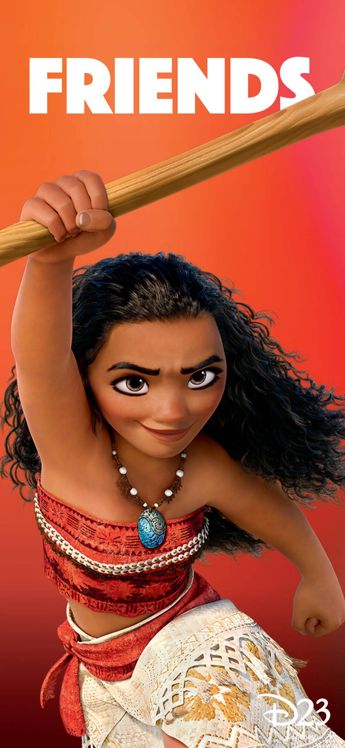 Matching BFF Moana And Maui — 1125x2436 wallpaper