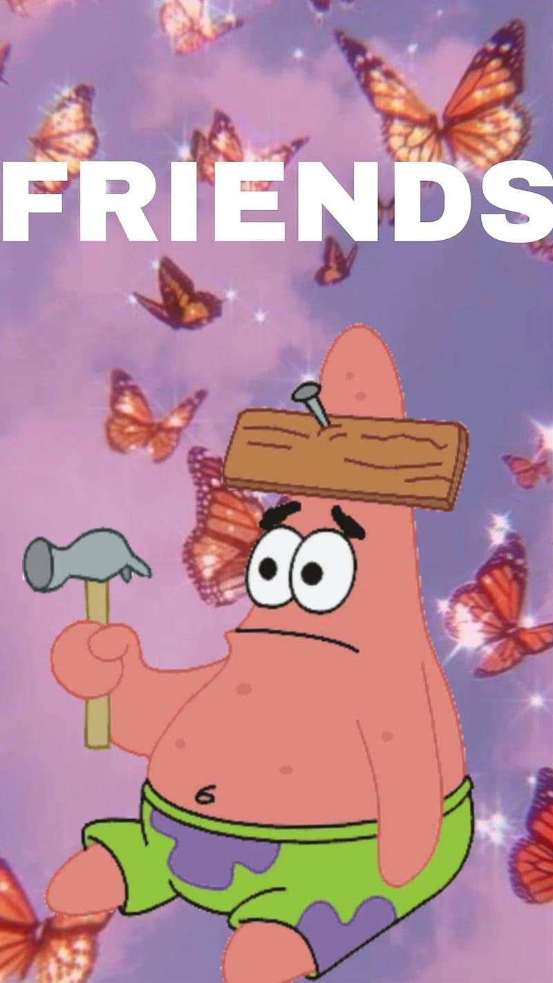 Matching BFF Patrick With Butterflies — 800x1422 wallpaper
