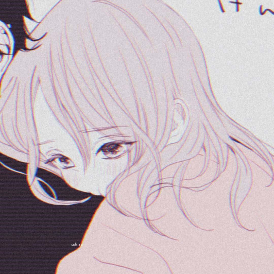 Matching Couple Pfp Pale Anime Girl — 1080x1080 wallpaper