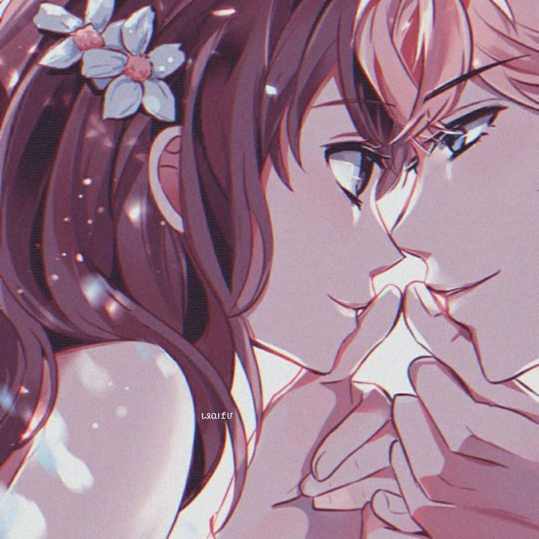 Matching Couple Pfp Thumb Kiss — 1080x1080 wallpaper