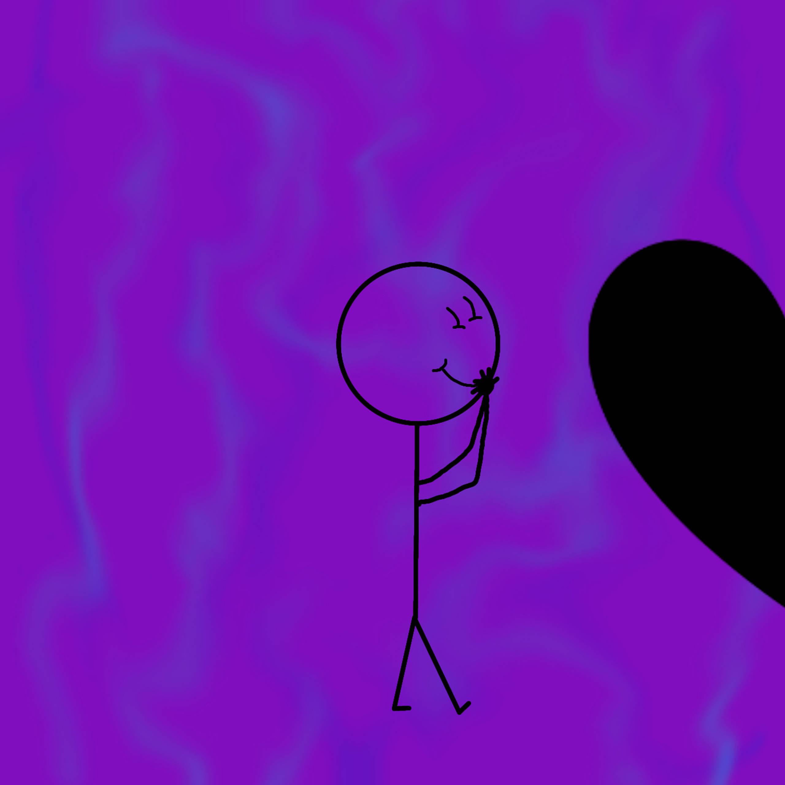 Matching Couple Stick Woman — 2560x2560 wallpaper