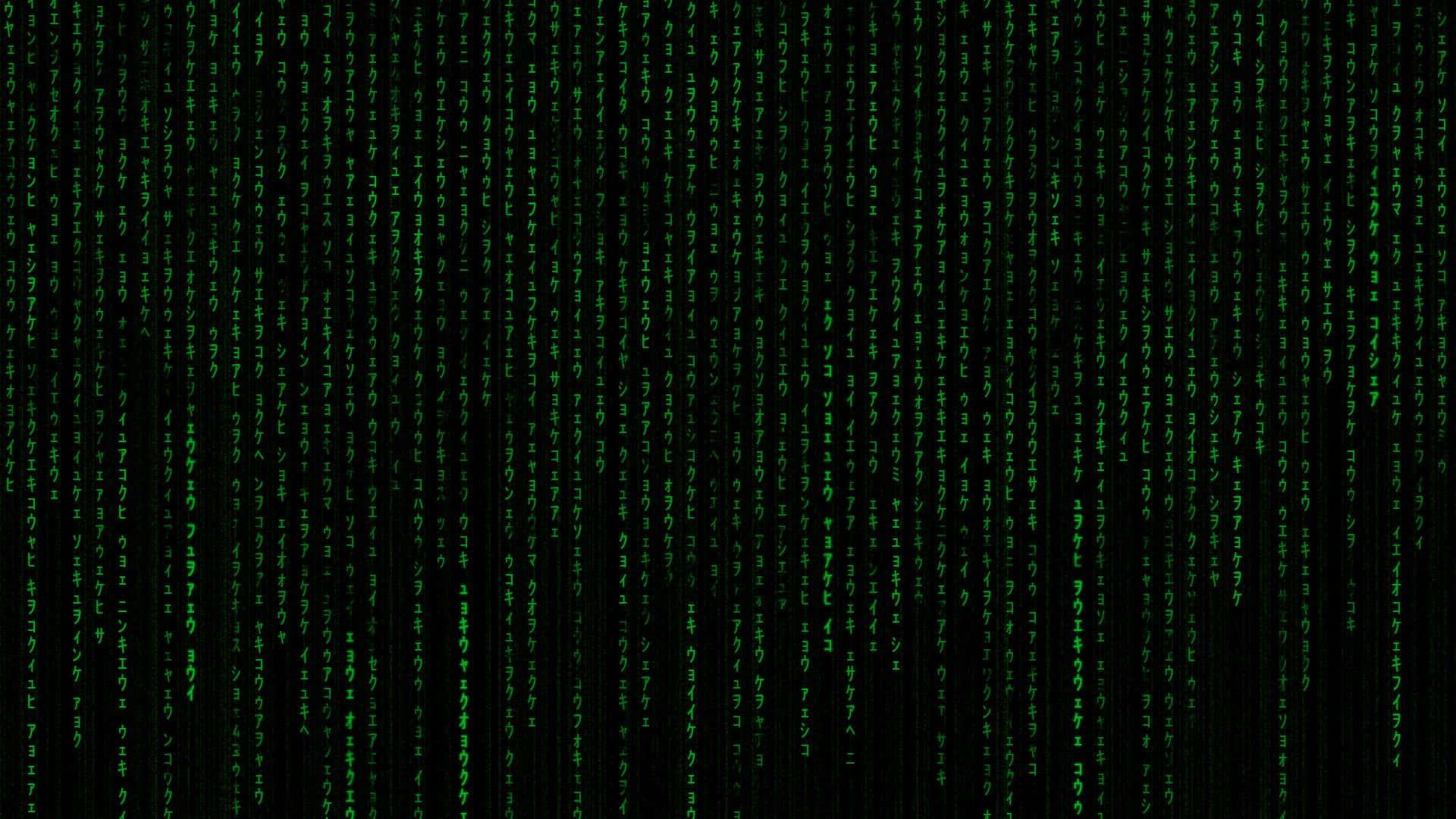 Matrix Code Background — 1920x1080 wallpaper