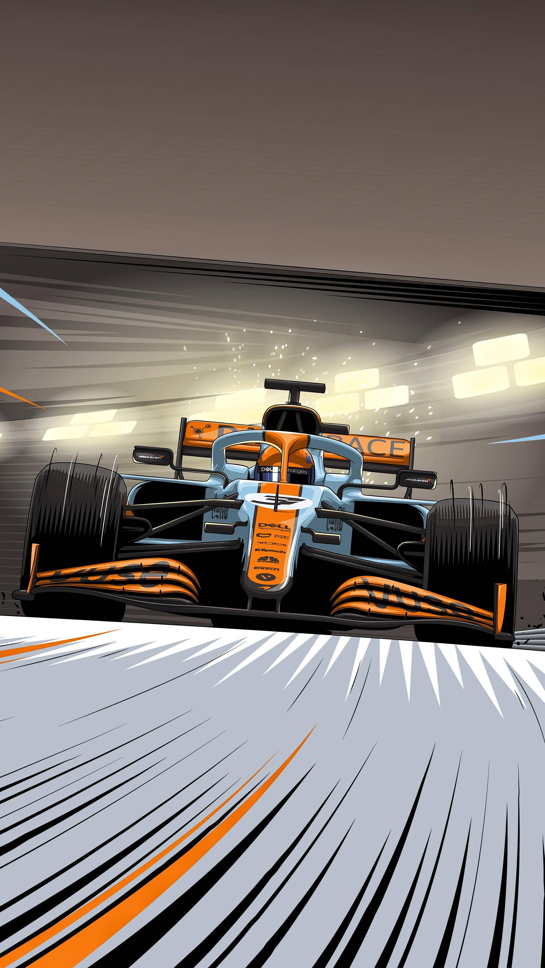 McLaren-Gulf F1 Car — 1876x3334 wallpaper