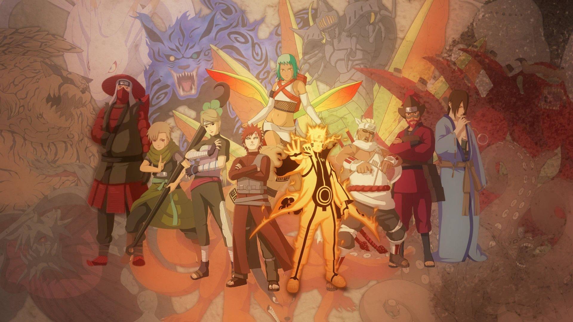 Meet the Jinchuuriki and their Bijuu companions — 1920x1080 wallpaper