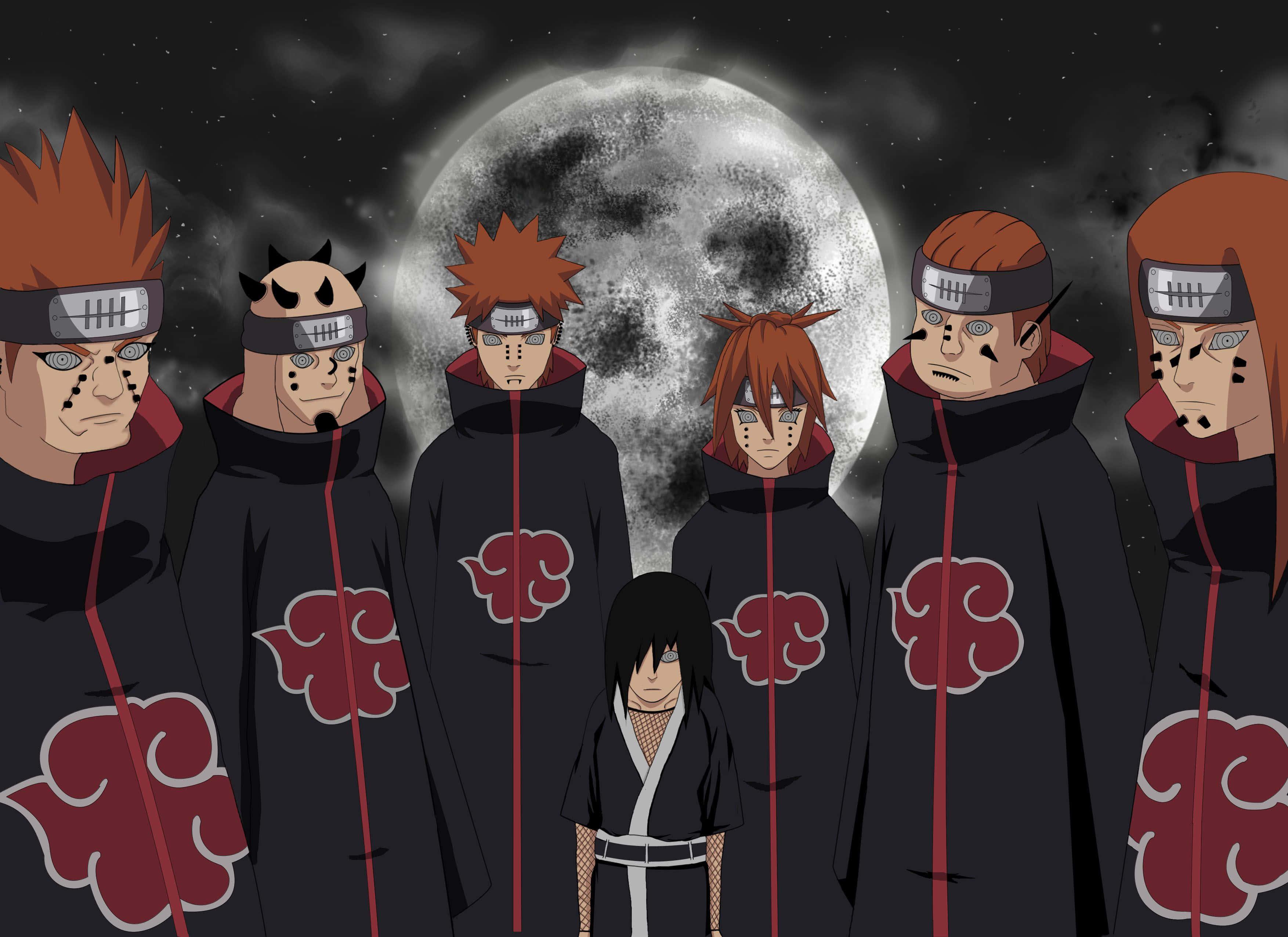 Members of the Akatsuki Organization — 3508x2552 wallpaper