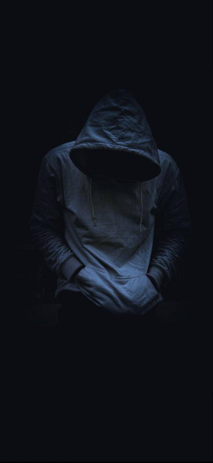 Men Phone Guy In Hoodie — 736x1594 wallpaper