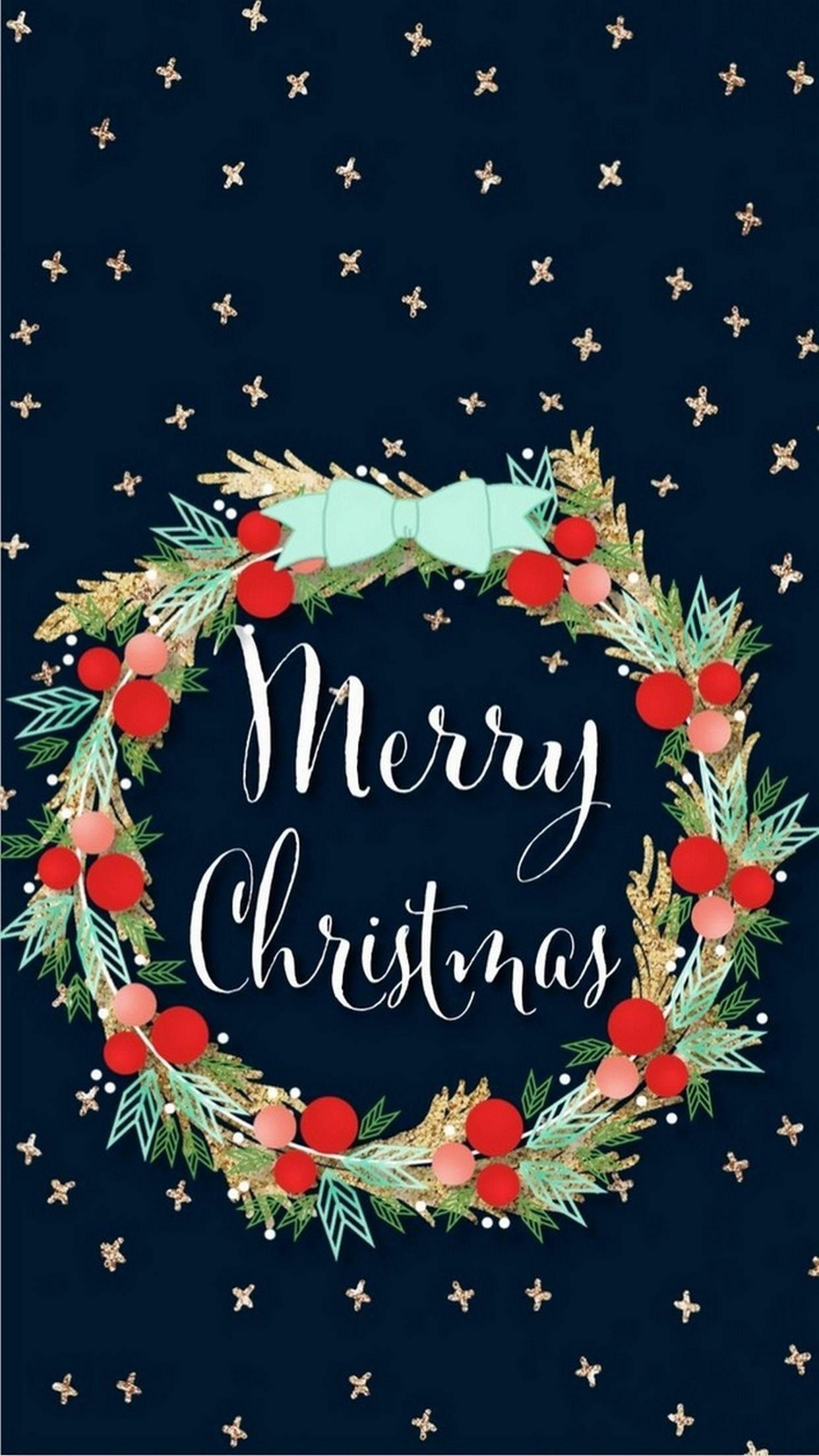 Merry Christmas Greetings IPhone — 1242x2208 wallpaper
