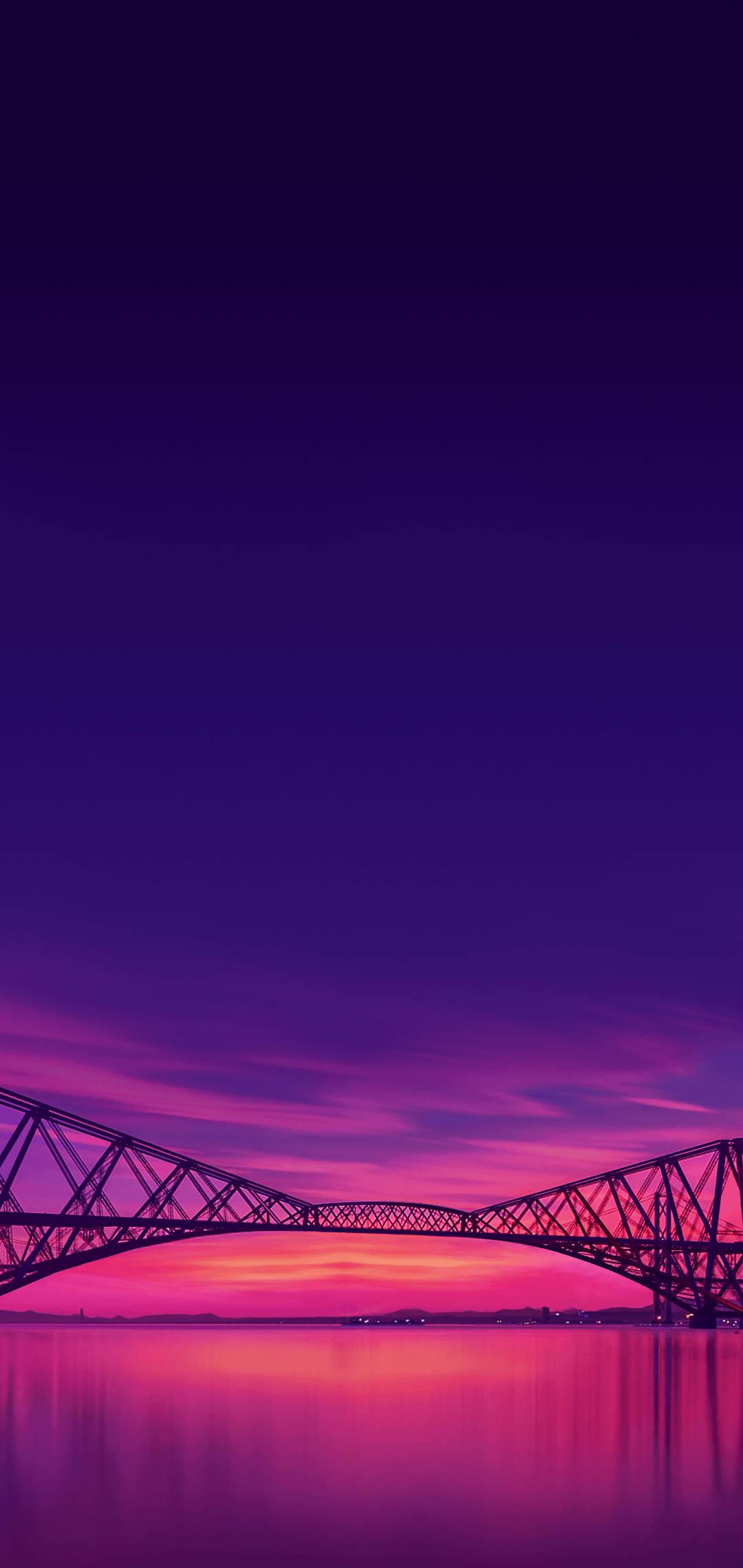 Mesmerizing Purple Sunset Captured on Oppo A5s — 1080x2280 wallpaper