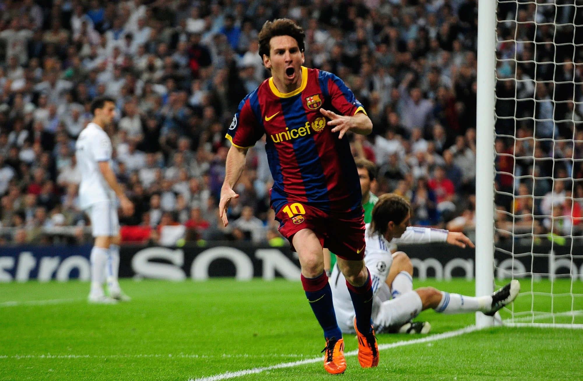 “Messi: A Football Legend" — 2000x1309 wallpaper
