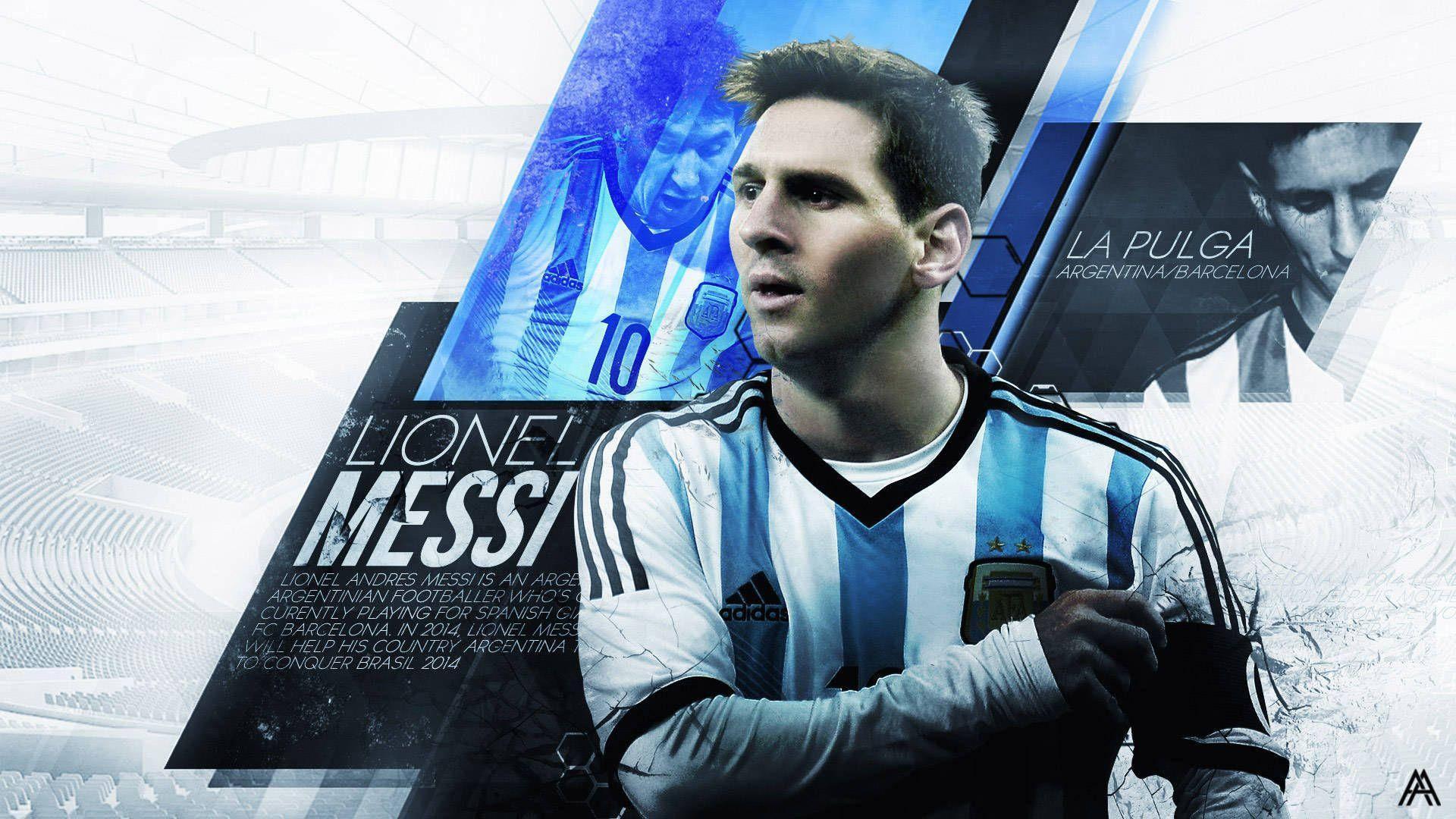 Messi La Pulga Art — 1920x1080 wallpaper