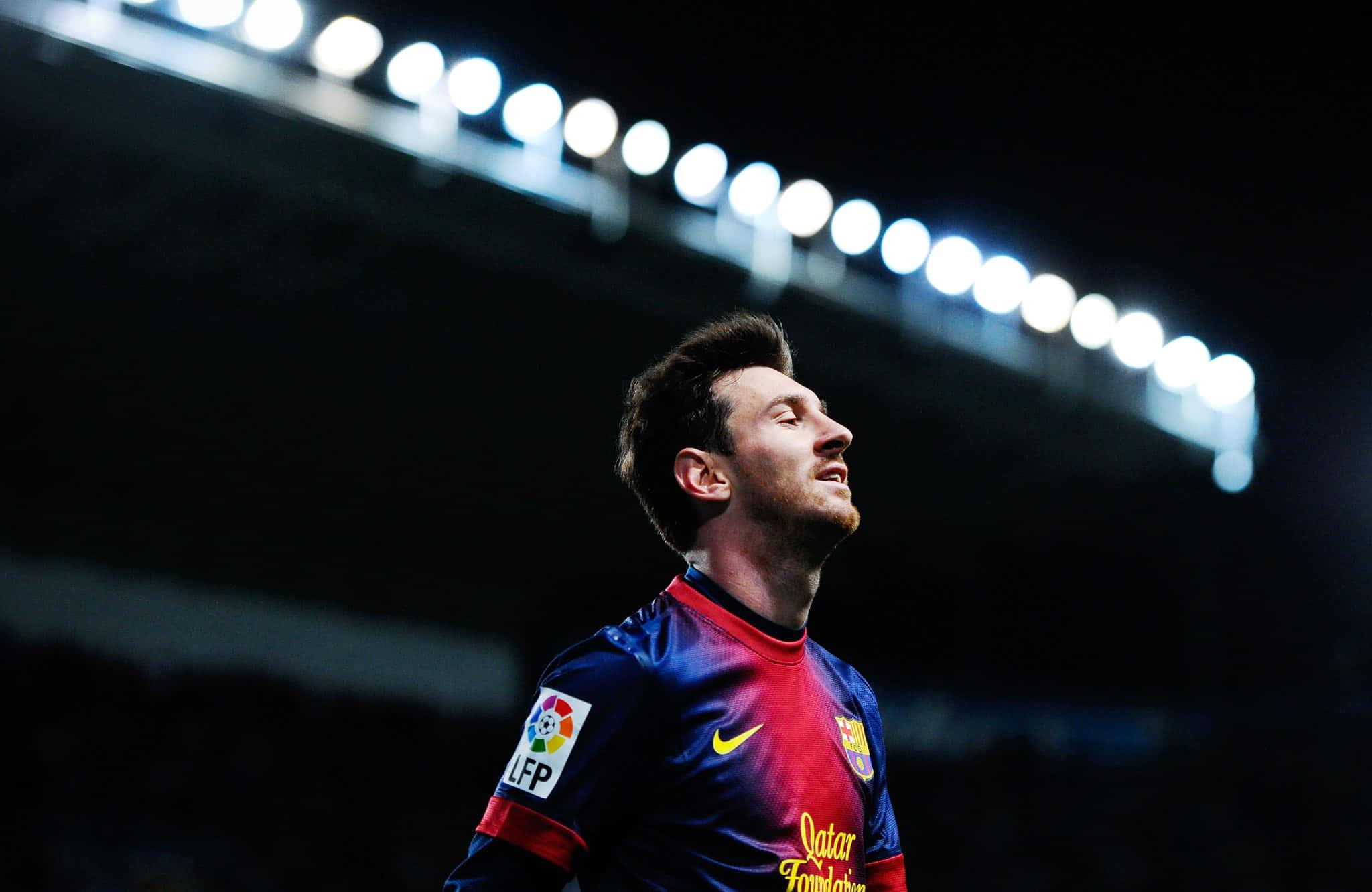 Messi Showing Off Some of His Skills — 2048x1332 wallpaper
