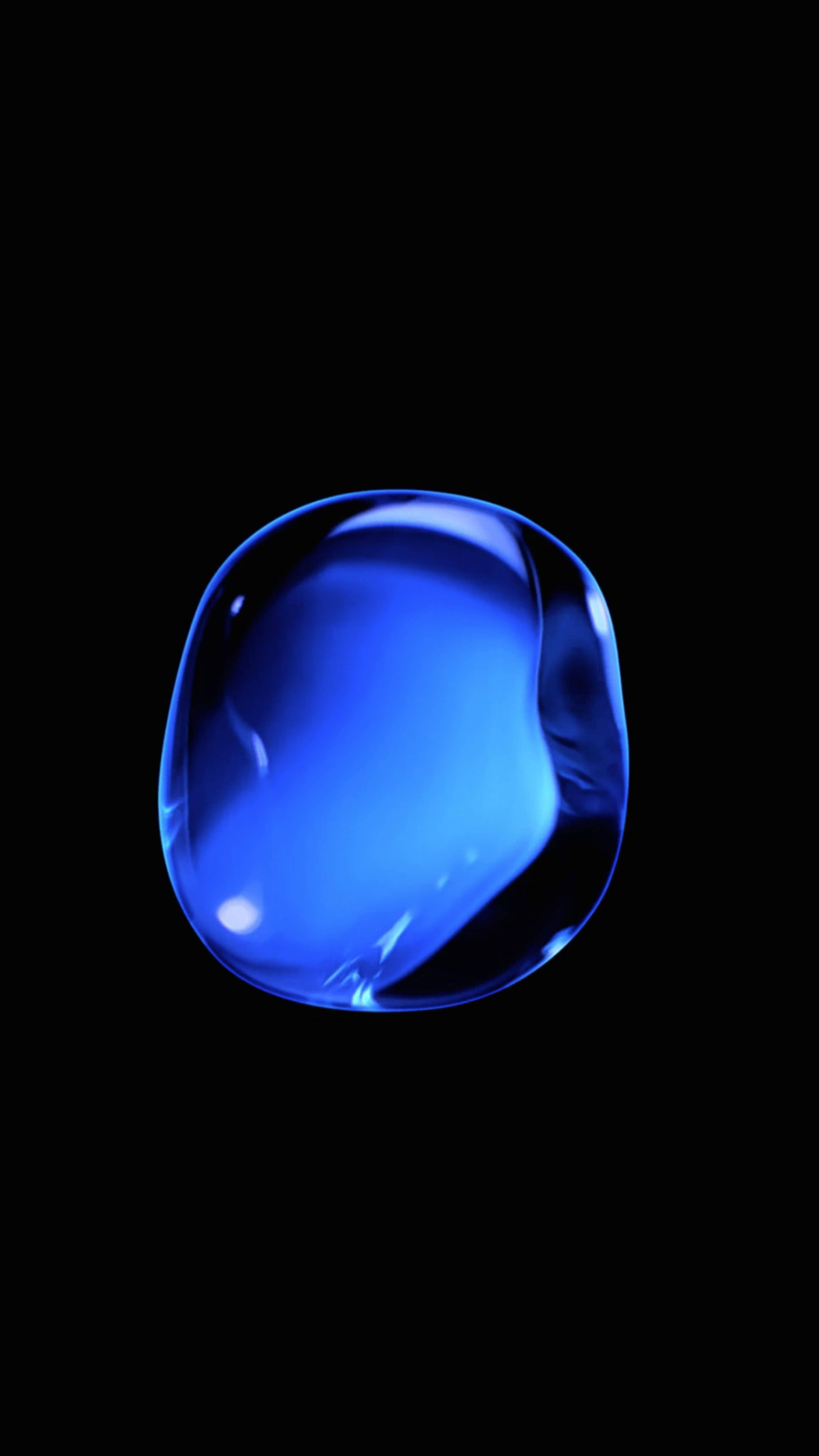Metallic Blue Liquid Iphone Live — 4500x8000 wallpaper