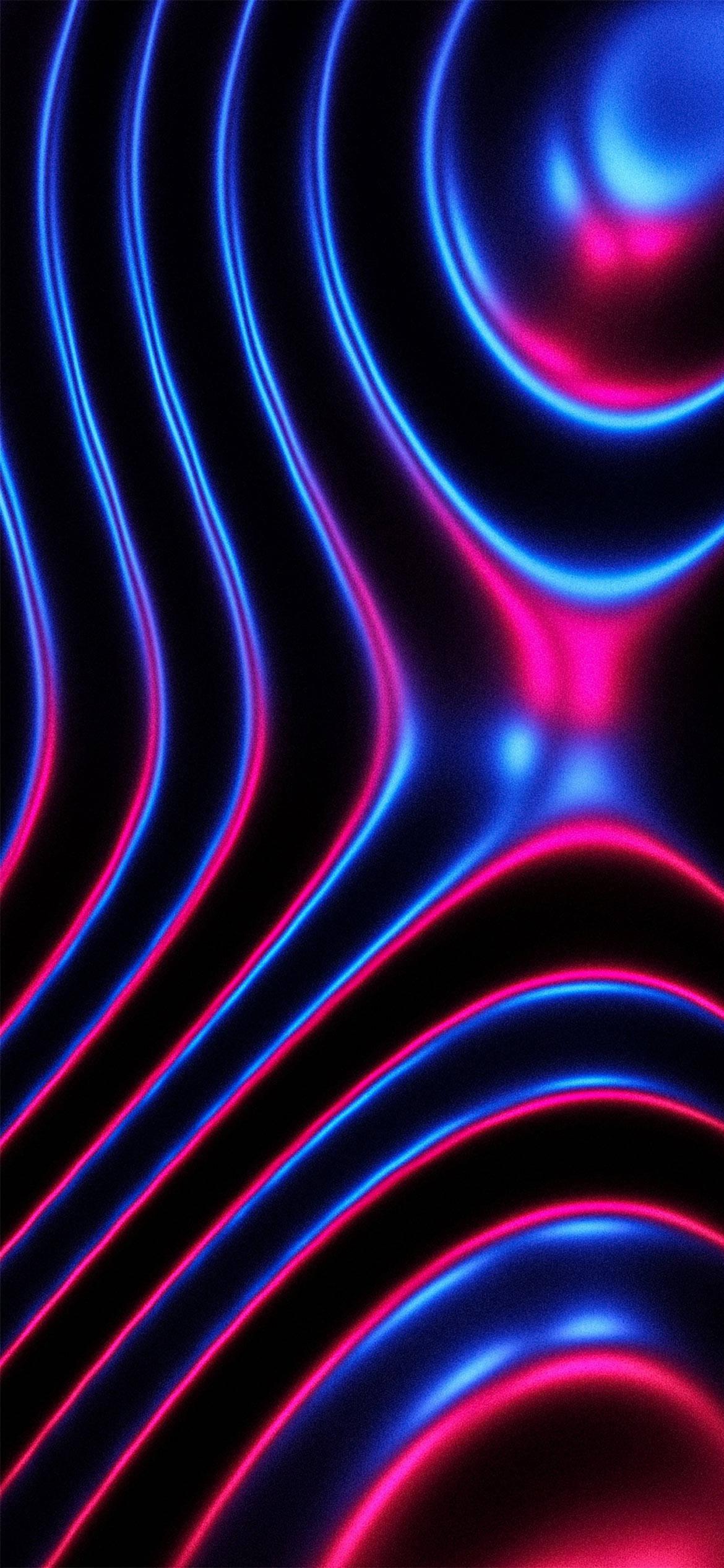 Metallic Curved Lines 3d Iphone — 1170x2532 wallpaper