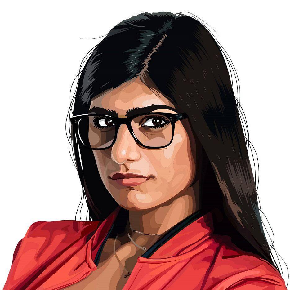Mia Khalifa Digital Drawing — 935x935 wallpaper