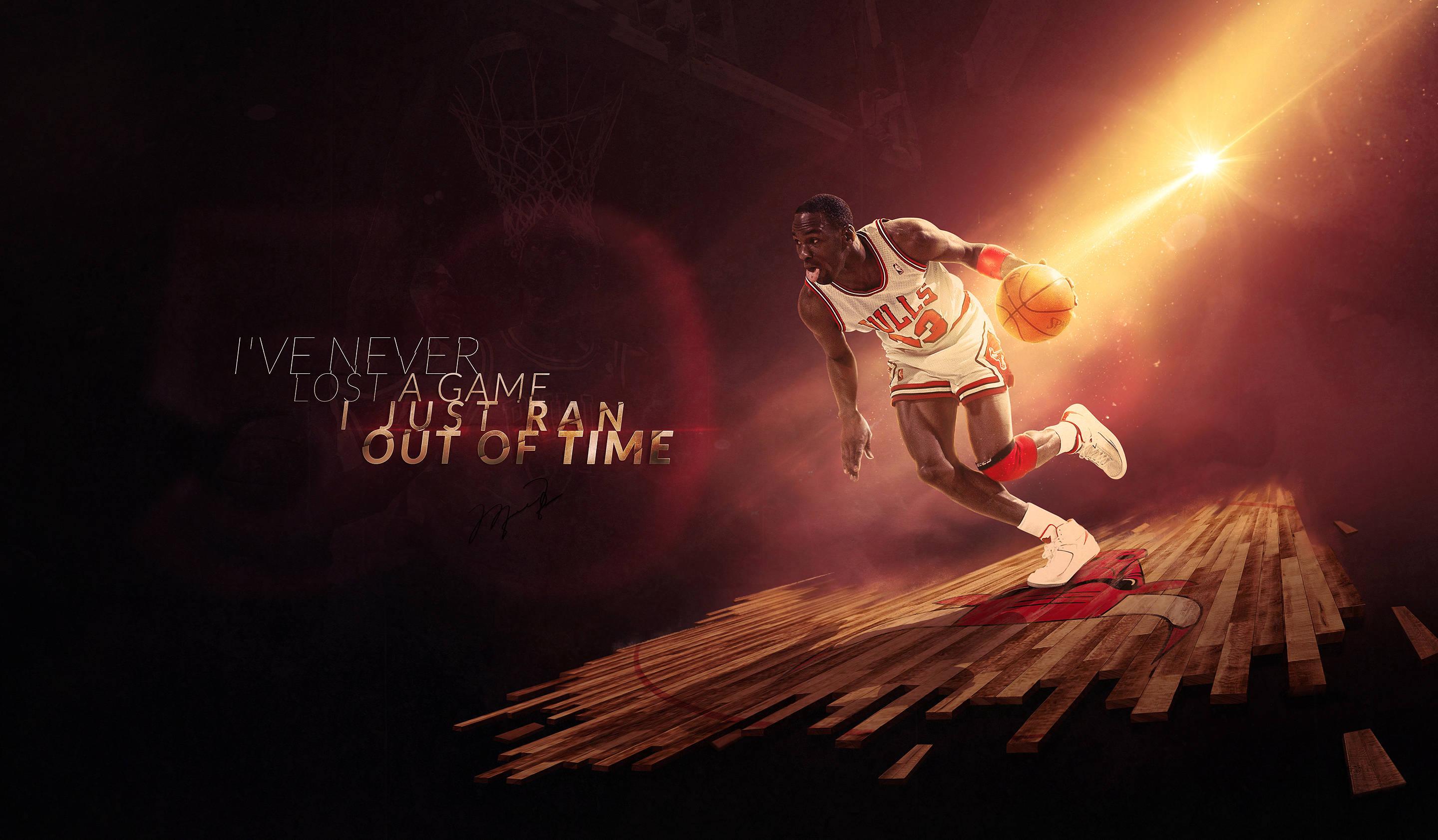 Michael Jordan Never Lose — 2880x1683 wallpaper